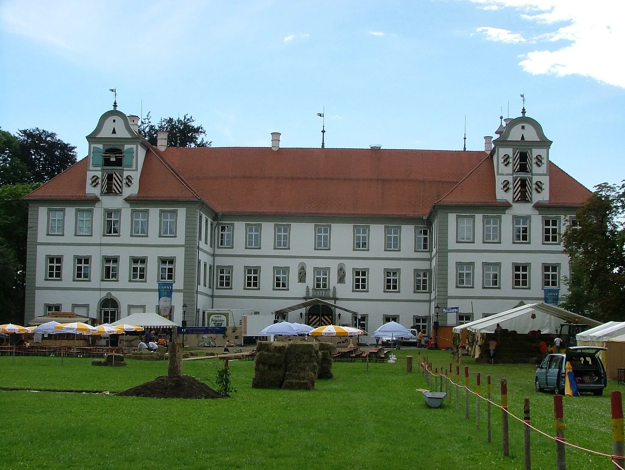 Photo showing: Kißlegg Neues Schloss erbaut von J.G.Fischer von 1721 bis 1727