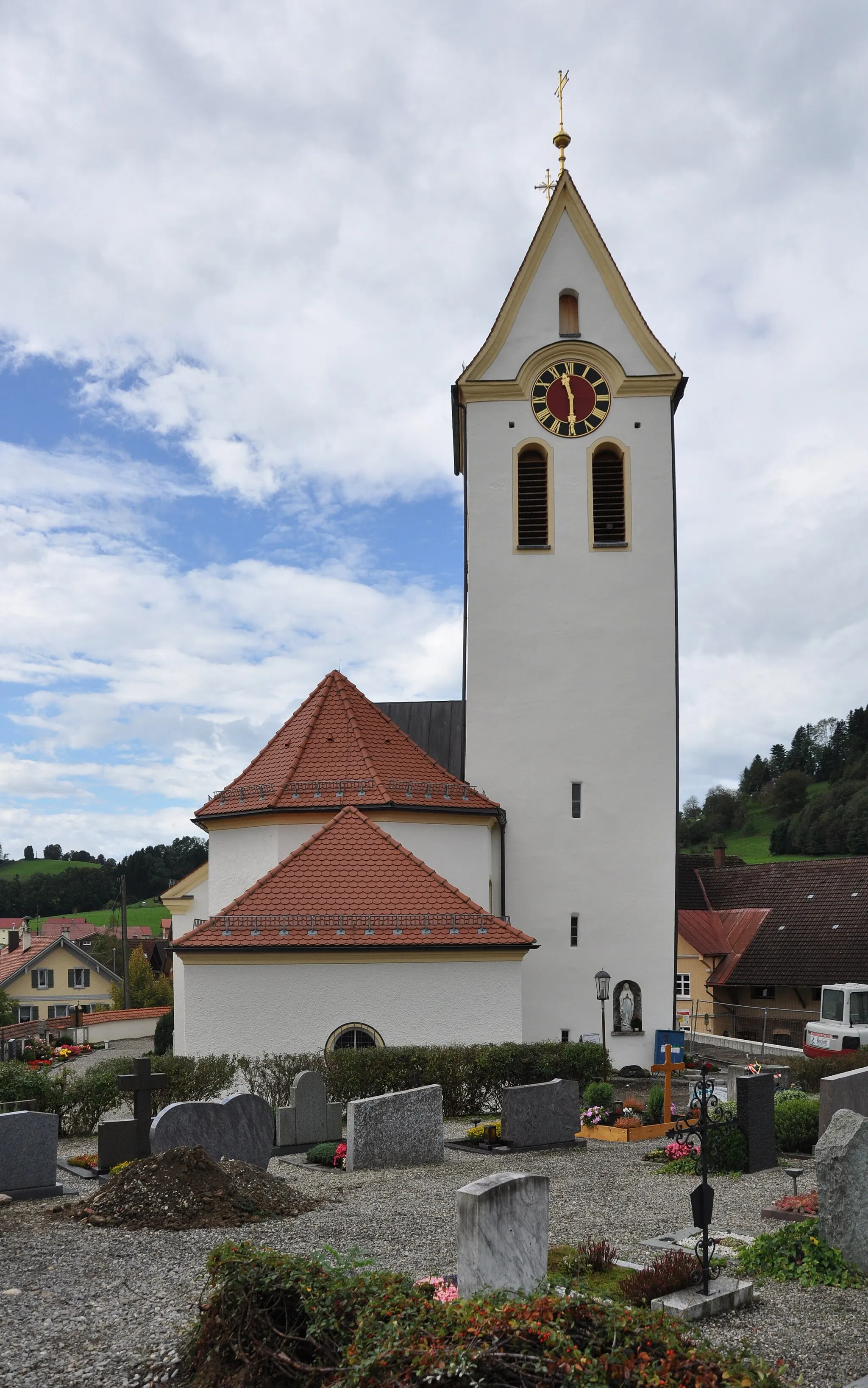 Photo showing: Karsee, Stadt Wangen im Allgäu,

Pfarrkirche St. Kilian und Friedhof