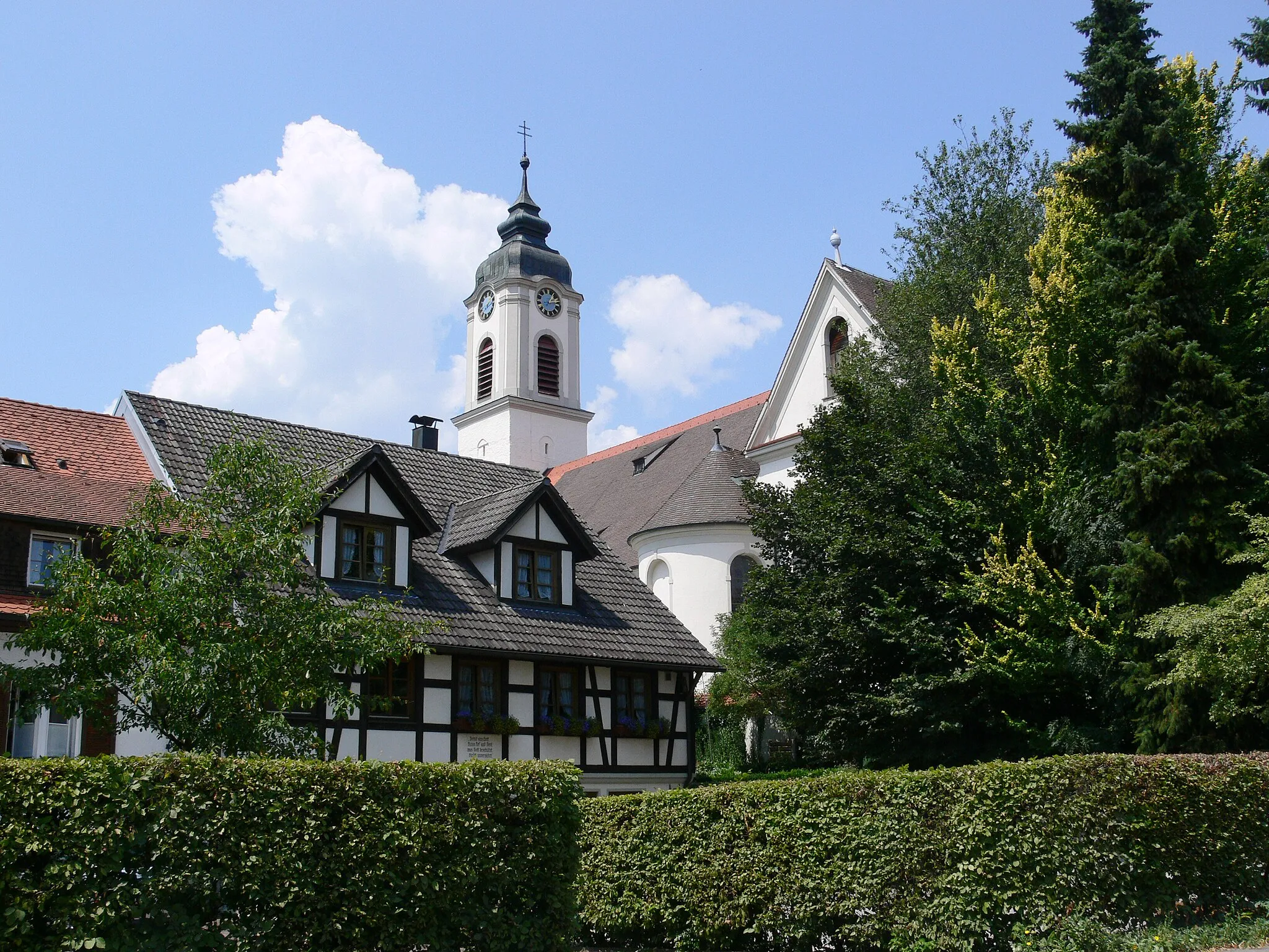 Photo showing: Pfarrkirche St. Gallus und Ulrich

Kißlegg, Landkreis Ravensburg, Baden-Württemberg, Deutschland