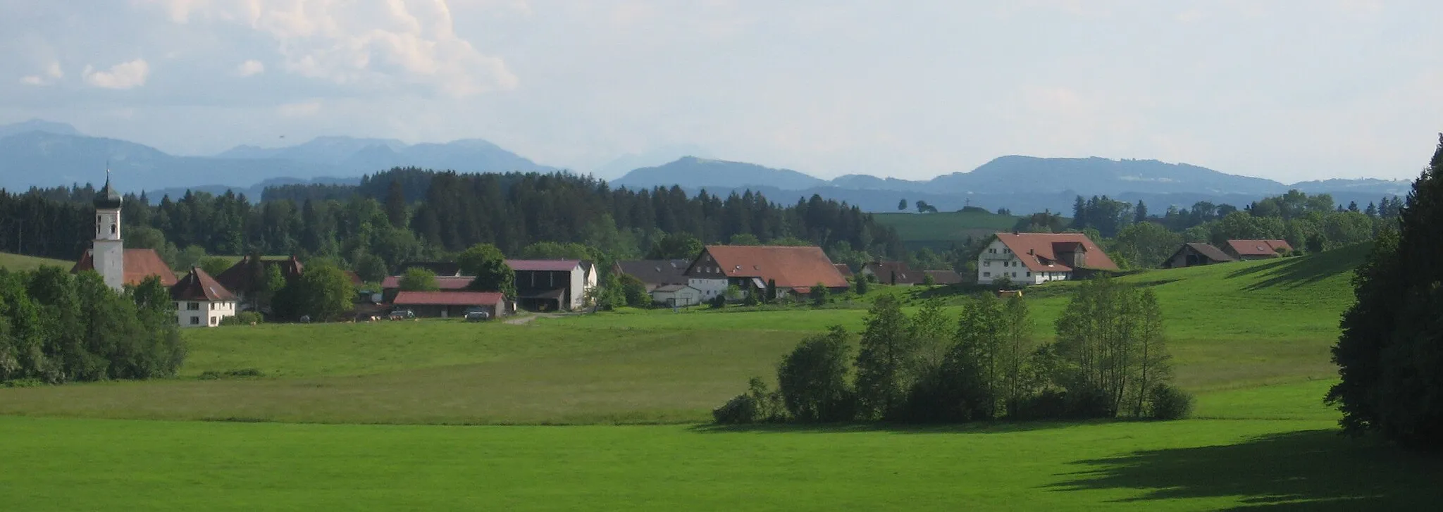 Photo showing: Enkenhofen, Ortsteil von Argenbühl (BaWü) von Norden