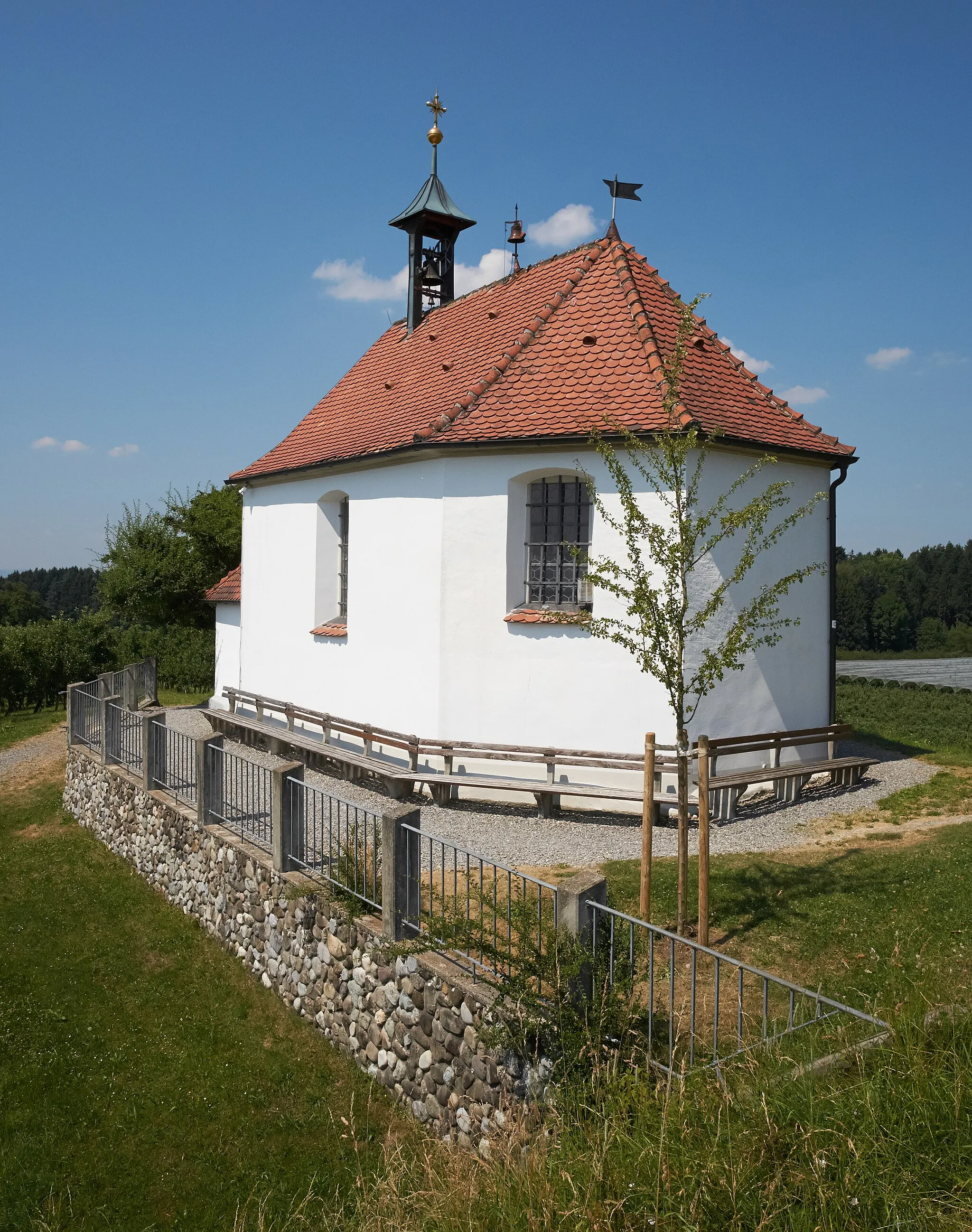 Photo showing: Chapel Antoniuskapelle, Wasserburg-Selmnau, county Bodenseekreis,  Baden Wurttemberg, Lake Constance, Germany