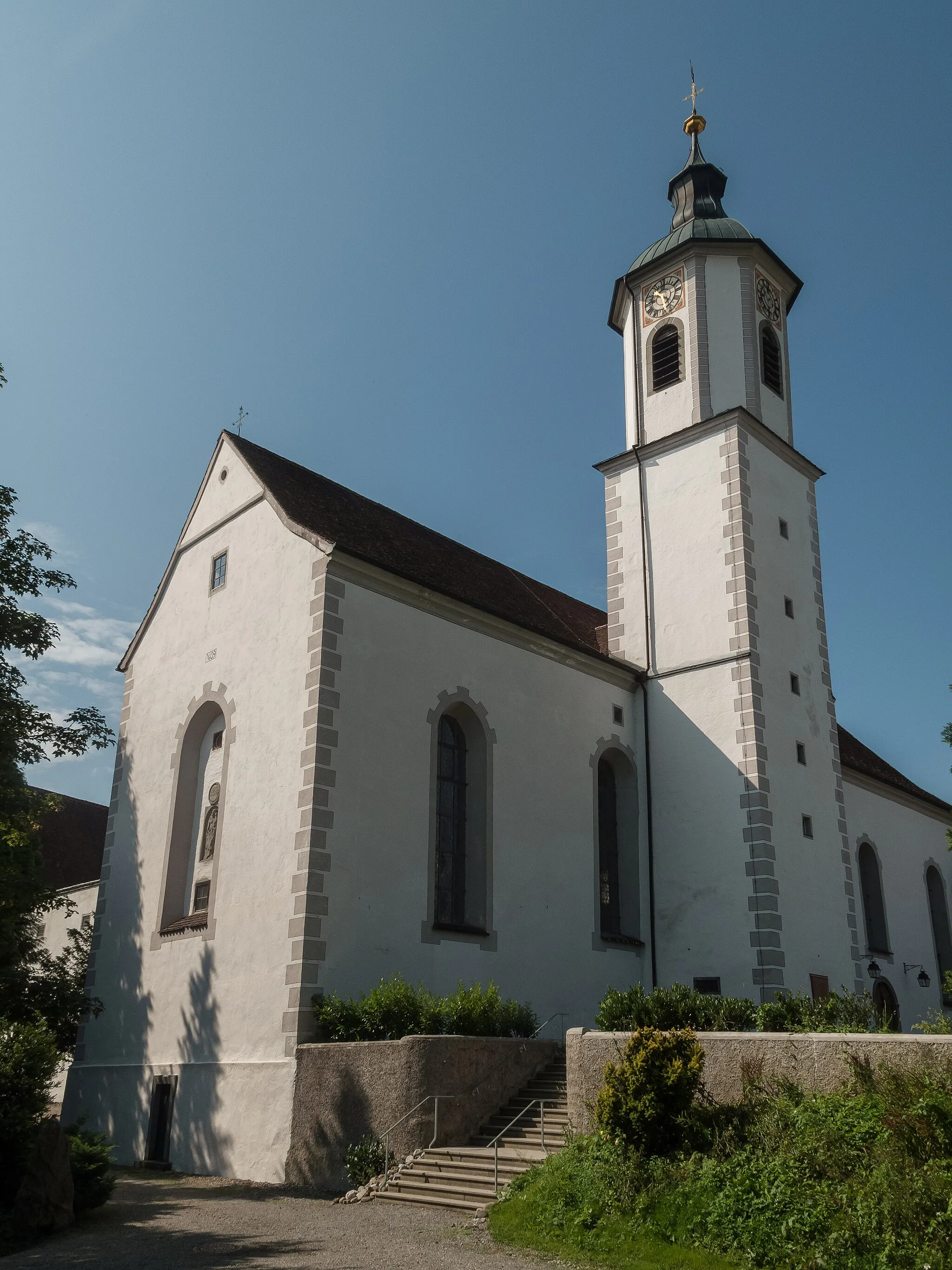 Photo showing: Schloss Zeil, church (die Pfarrkirche Sankt Maria)
