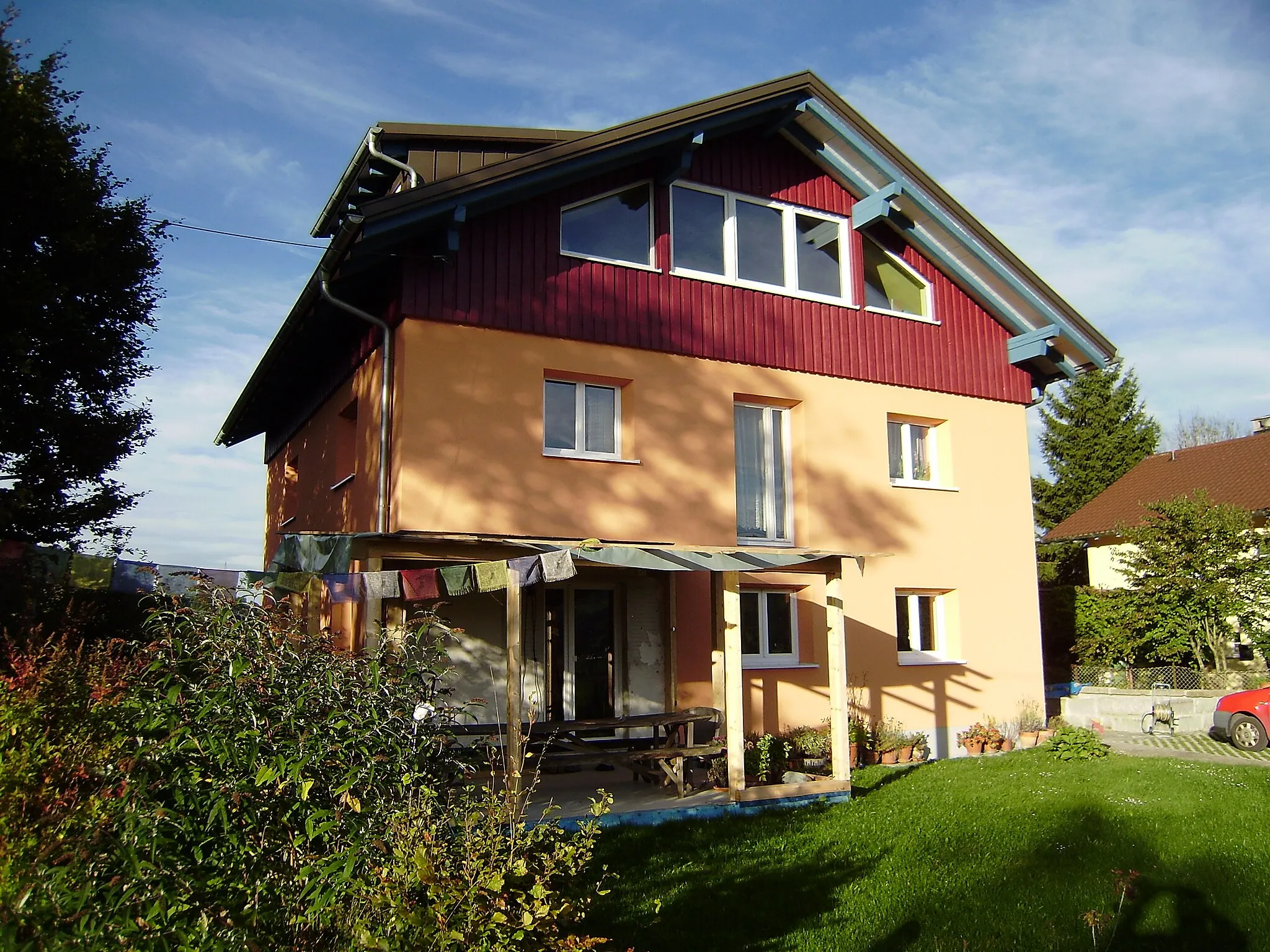 Photo showing: Wohnhaus 1 für Zollpersonal in Neuhaus bei Scheidegg iA, Baumeister Bufler