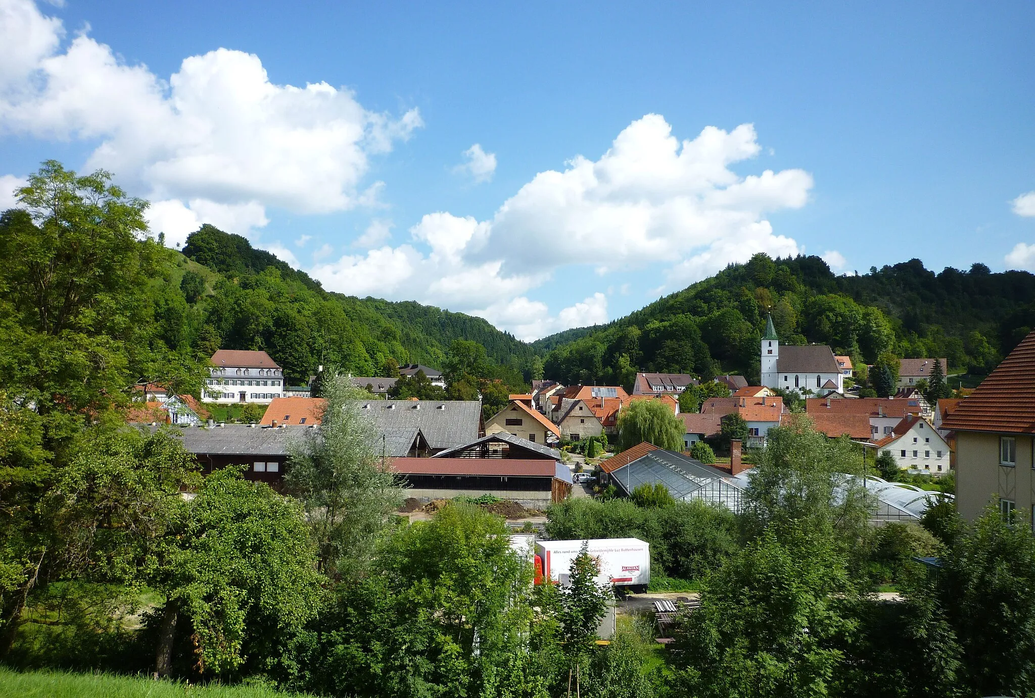 Photo showing: Buttenhausen - Ort von Westen
