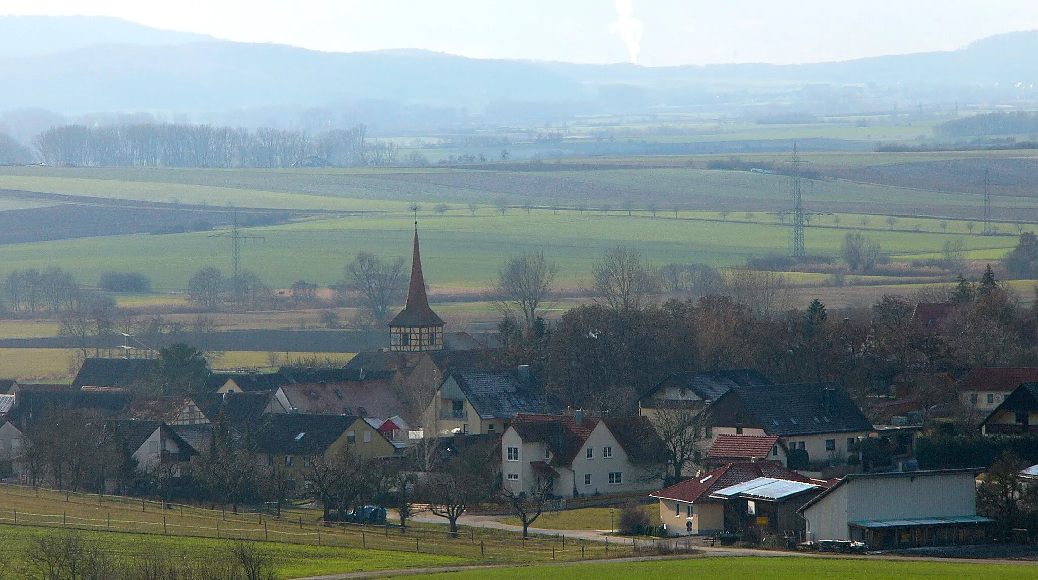 Photo showing: Blick auf Wiebelsheim