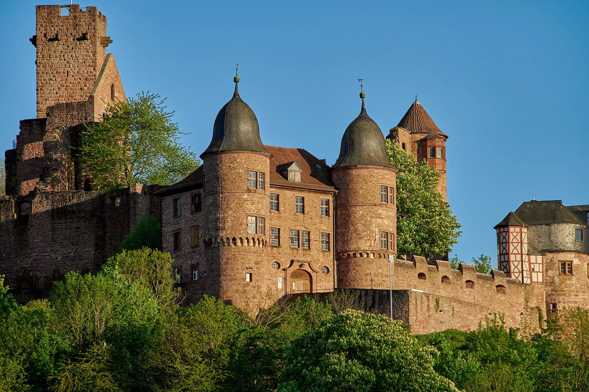 Photo showing: Wertheim: Burg Wertheim, von Kreuzwertheim
