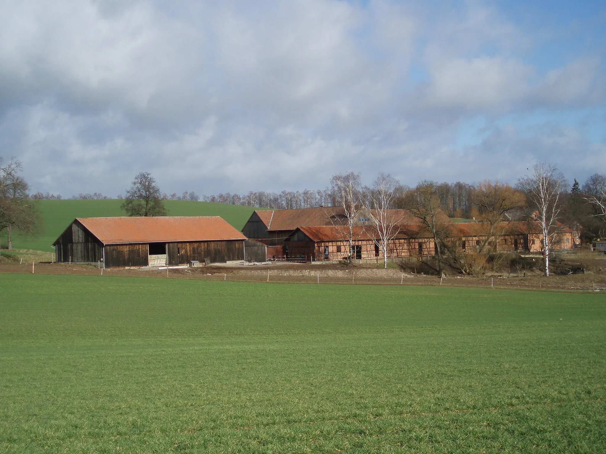 Photo showing: Die Ernstfarm in Coburg-Scheuerfeld, Oberfranken