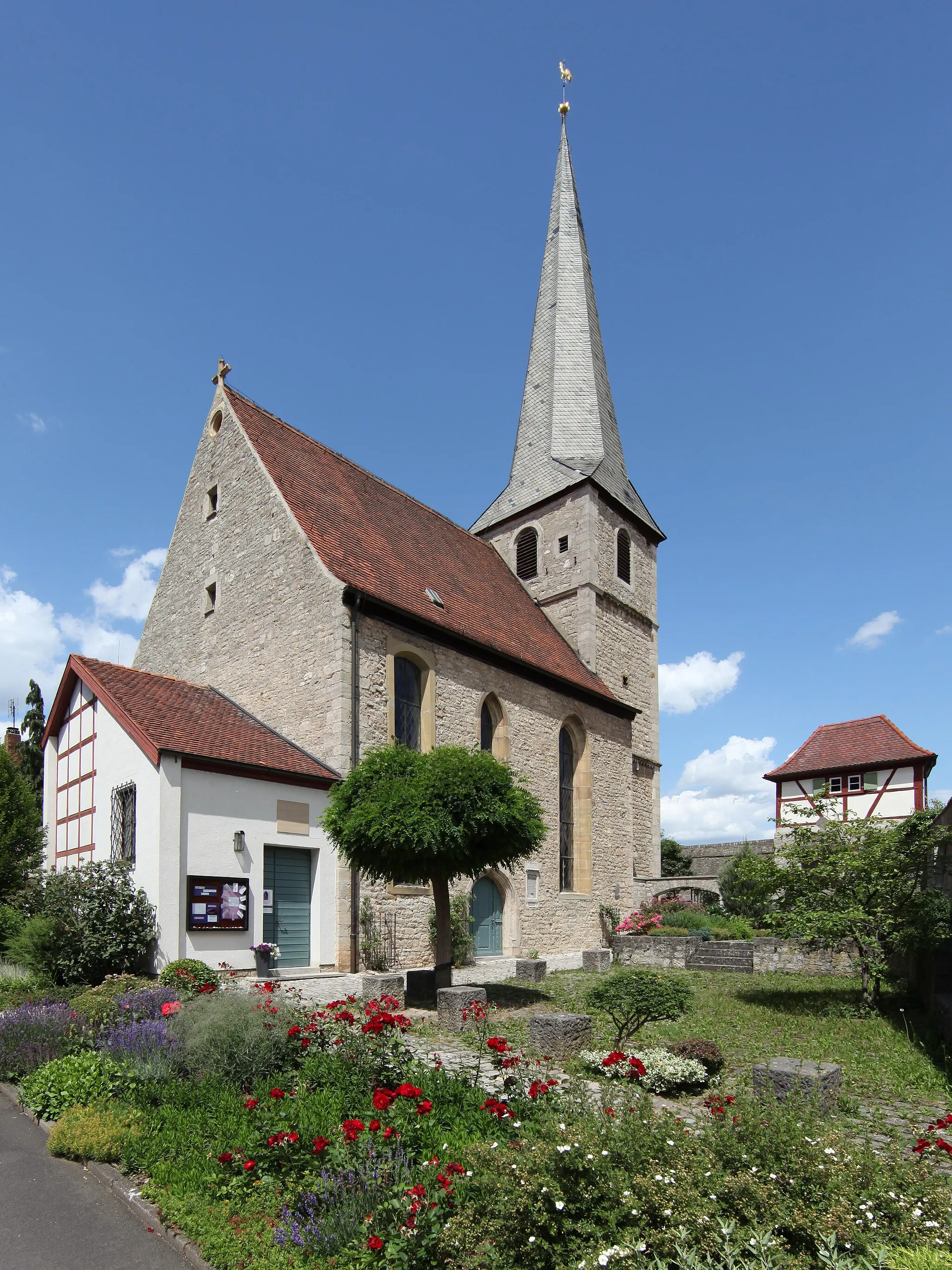 Photo showing: evangelische Kirche St. Martin in Segnitz, Bayern