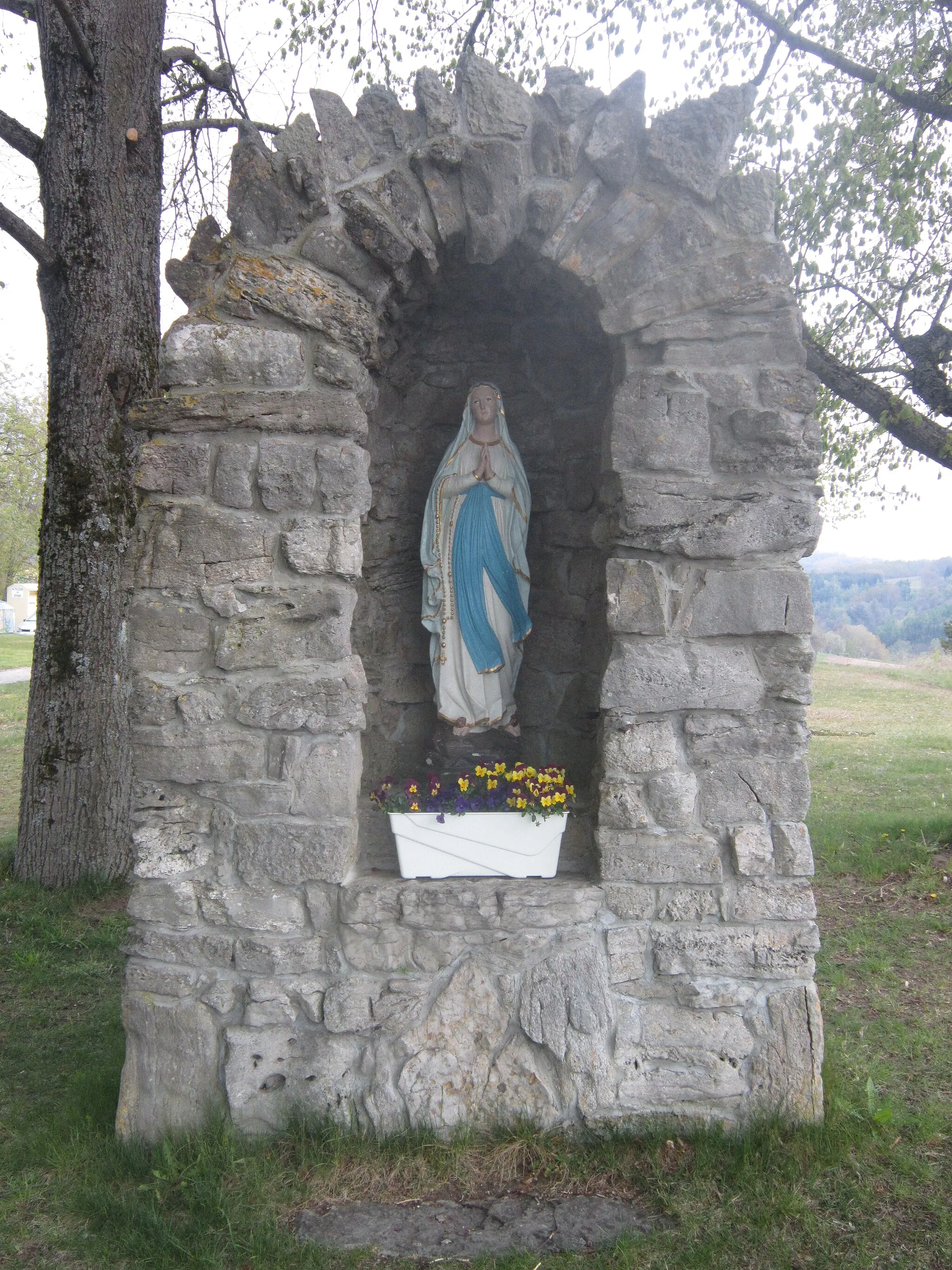 Photo showing: Marienkapelle in Gefäll, a quarter of the German town of Burkardroth in Lower Franconia (Bavaria).