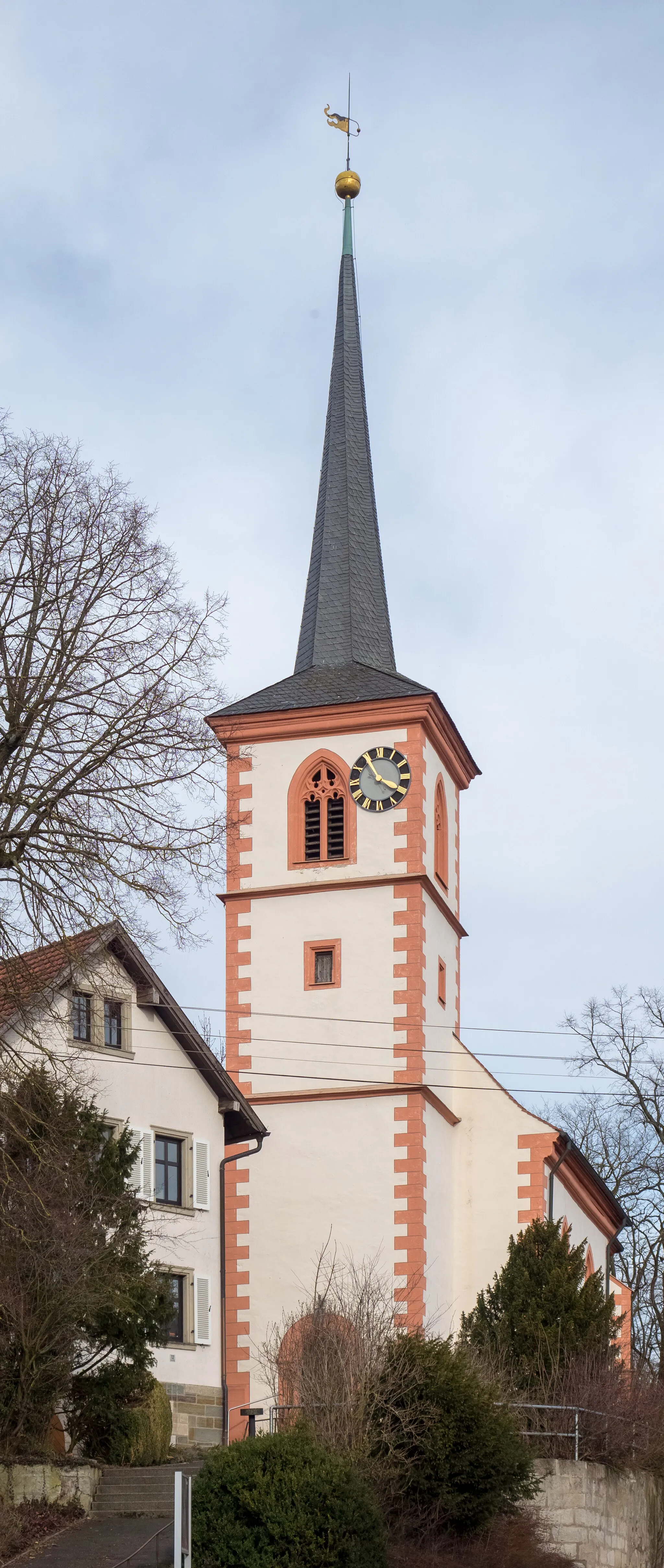 Photo showing: Church St. Anna in Eichelsdorf near Hofheim in Lower Franconia