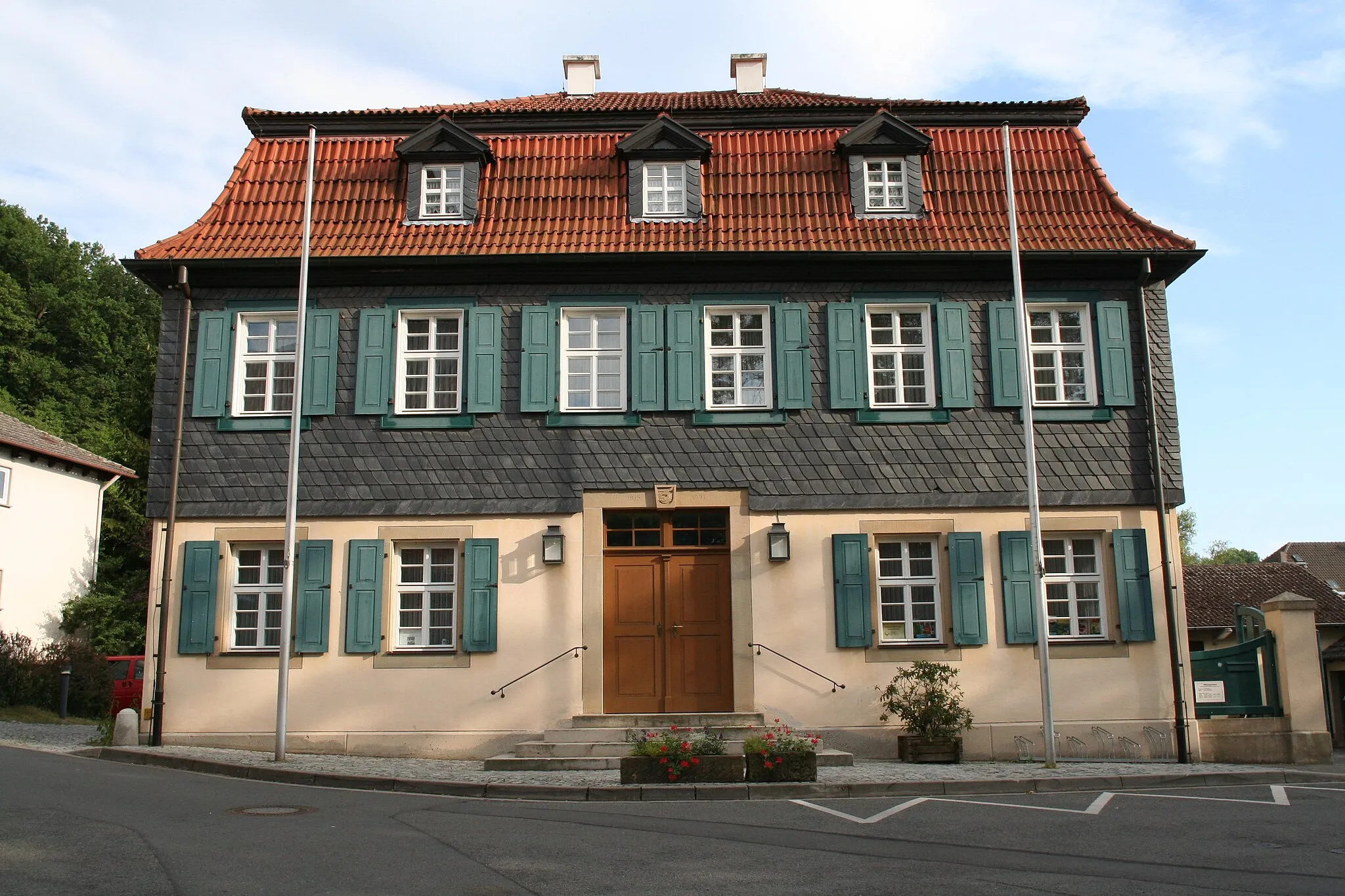 Photo showing: Rathaus in Niederfüllbach in Oberfranken Landkreis Coburg