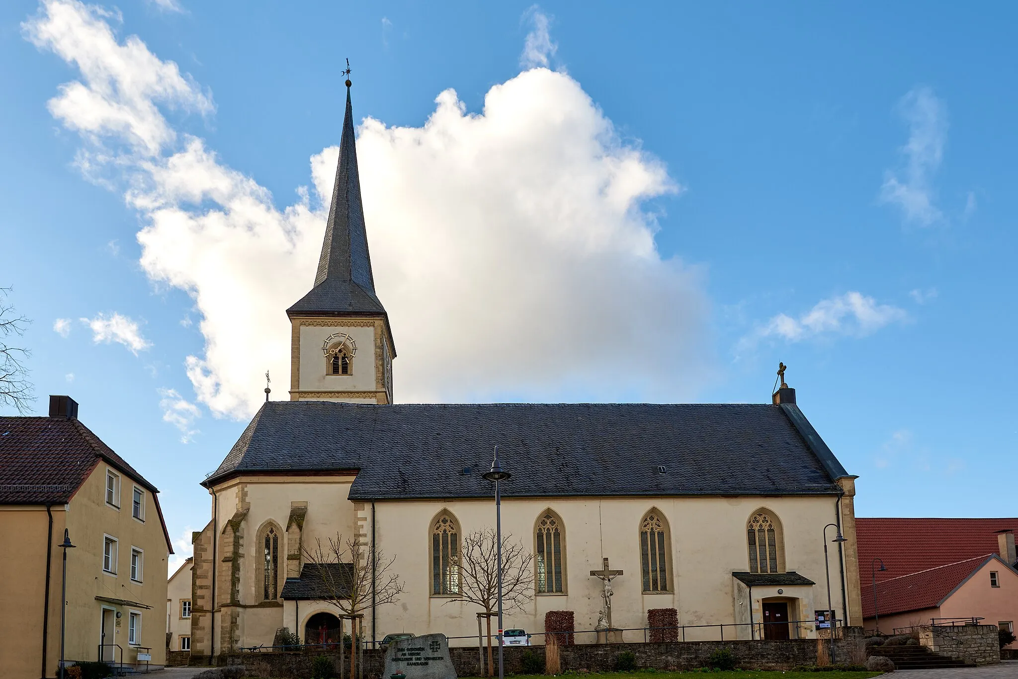 Photo showing: Ochsenfurt: Hopferstadt, Kath. Pfarrkirche St. Peter und Paul