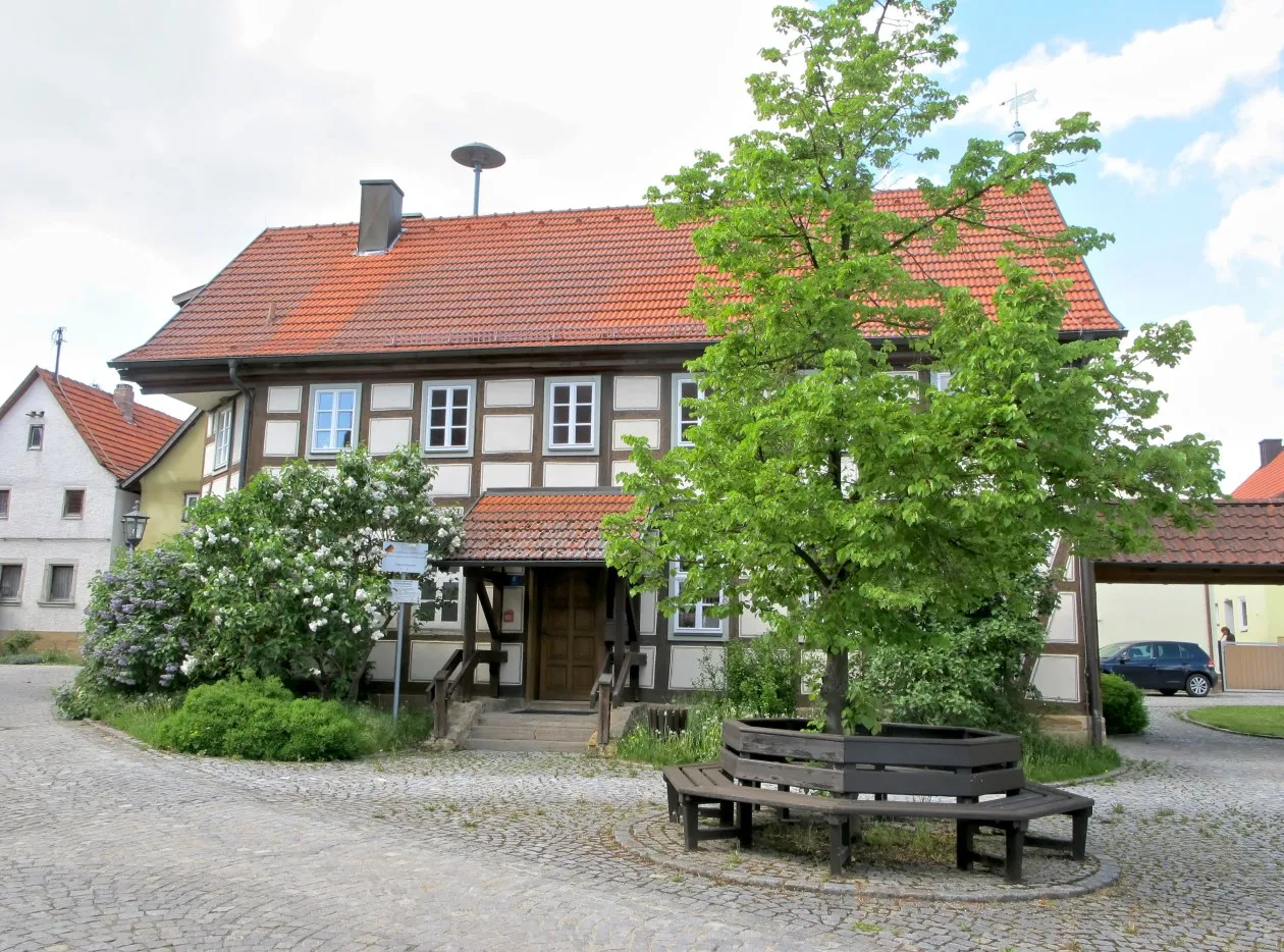 Photo showing: Village "Rappershausen", museum of internal german frontier