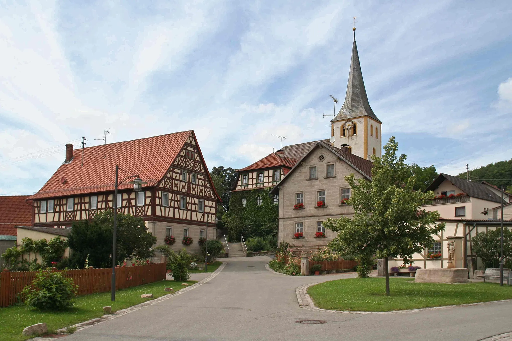 Photo showing: Nassach, Teil der Gemeinde Aidhausen im Landkreis Haßberge in Bayern
