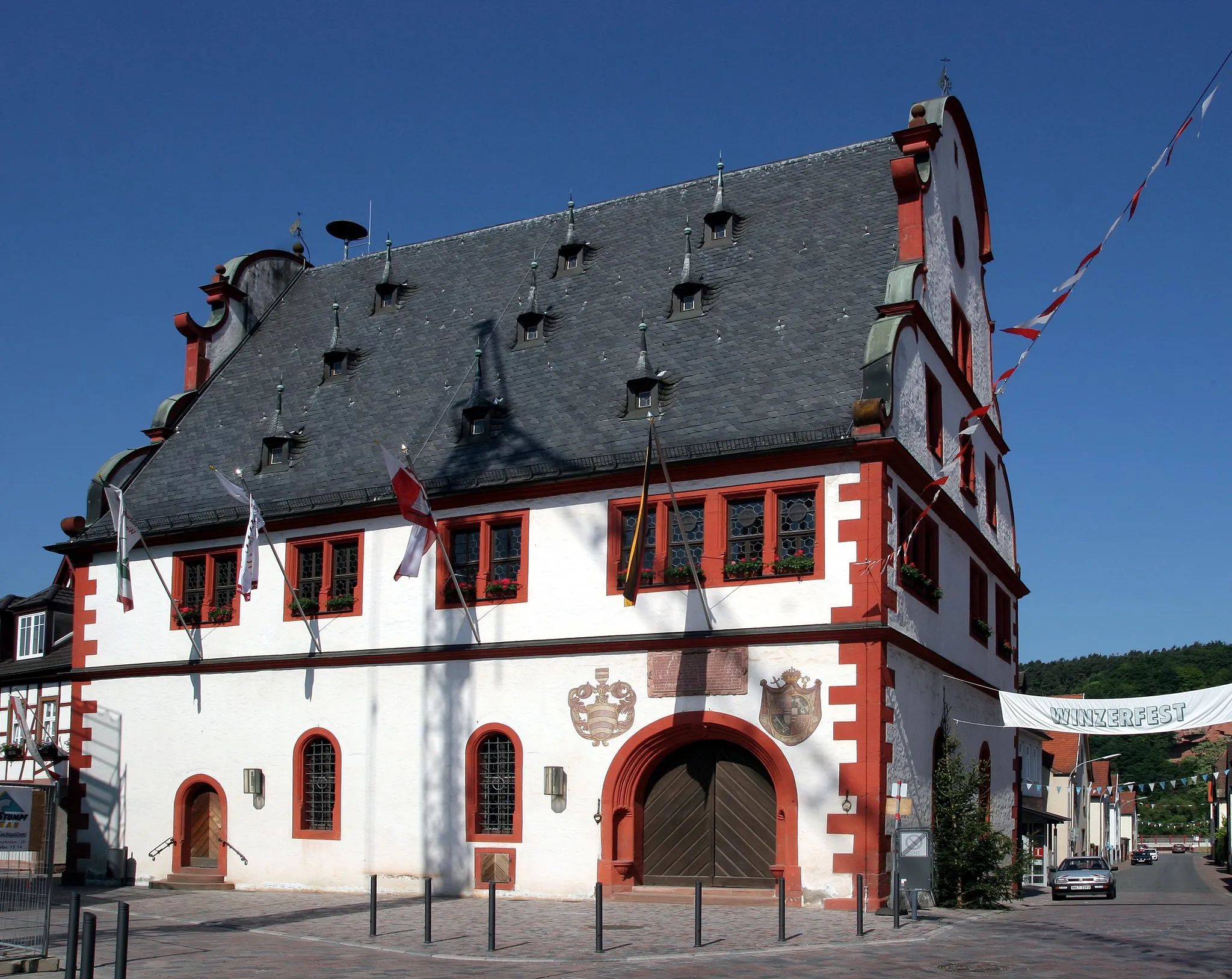 Photo showing: The townhall of Bürgstadt (Germany)