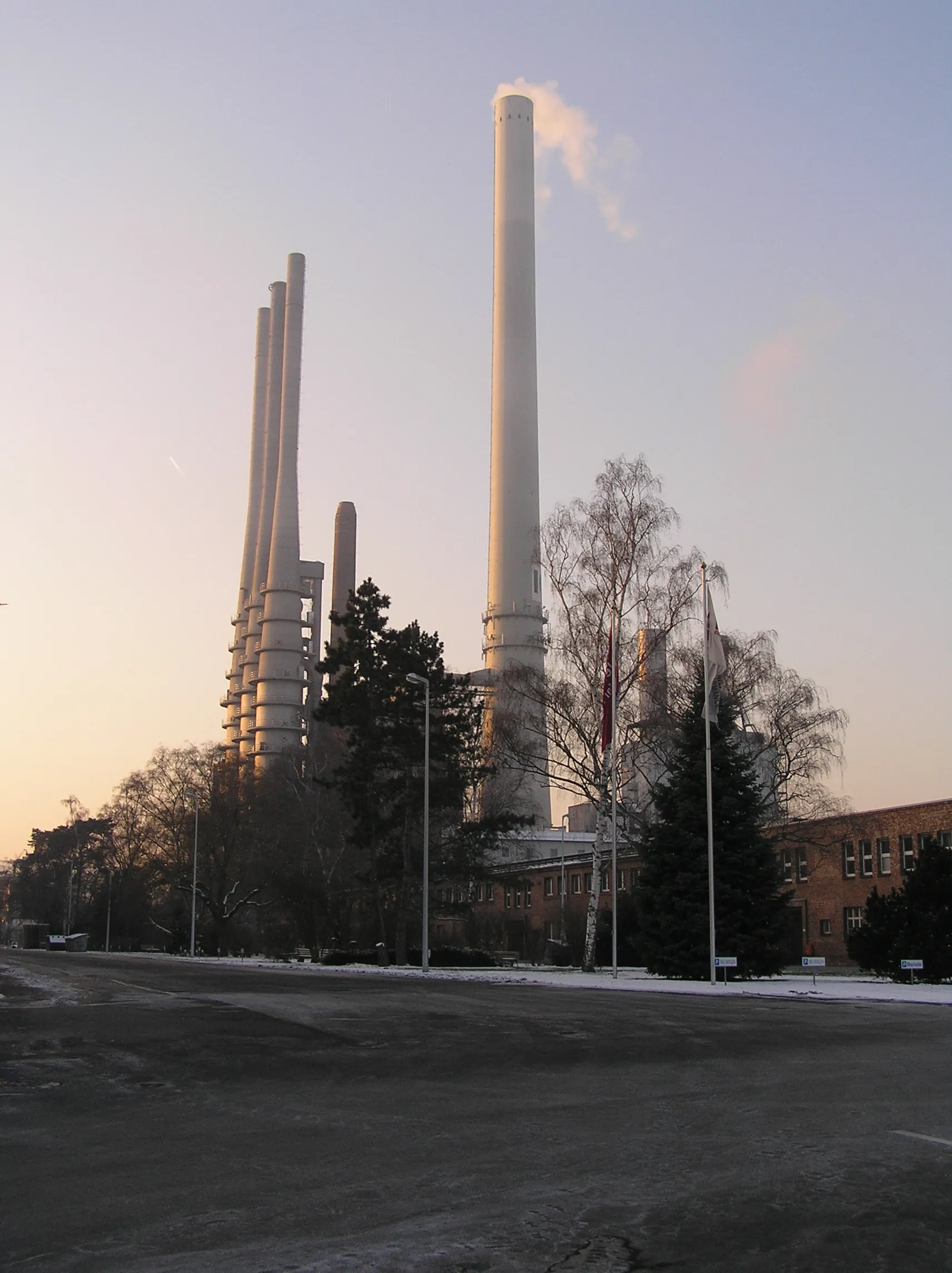 Photo showing: Die ehem. Glanzstoffabrik in Erlenbach am Main, heute Industrie Center Obernburg (ICO)