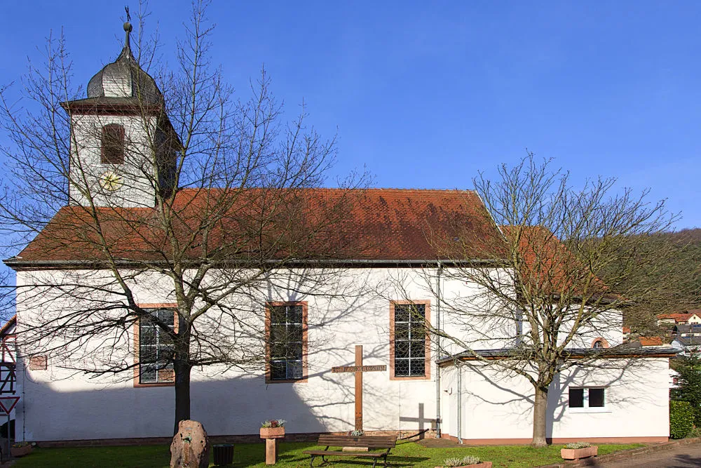 Photo showing: St. Ottilia-Kirche Rüdenau