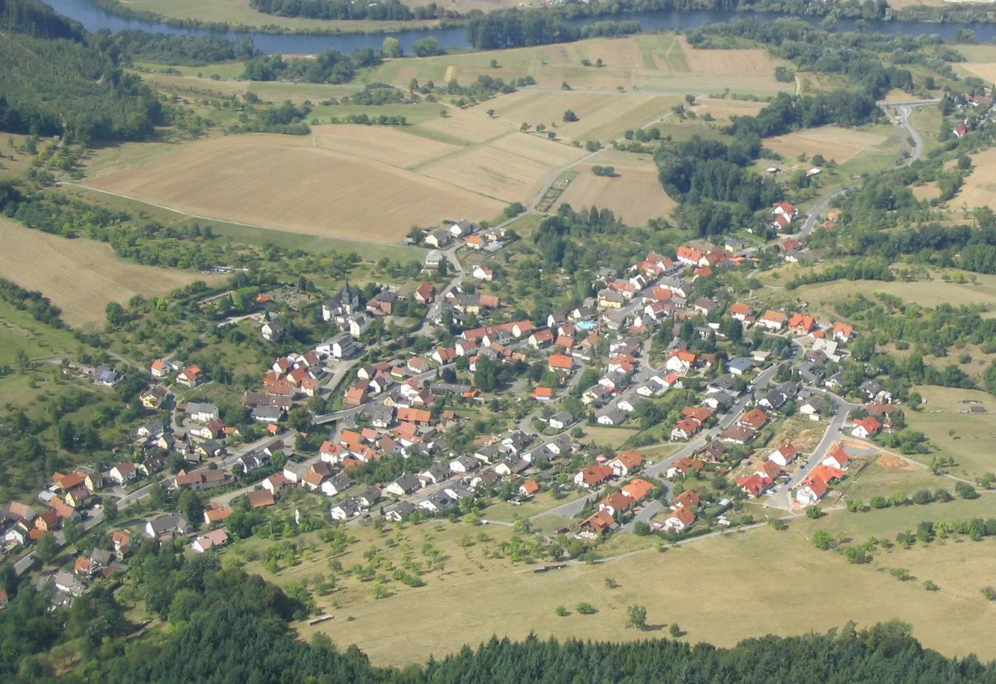 Photo showing: Freudenberg-Boxtal as seen from the Southeast