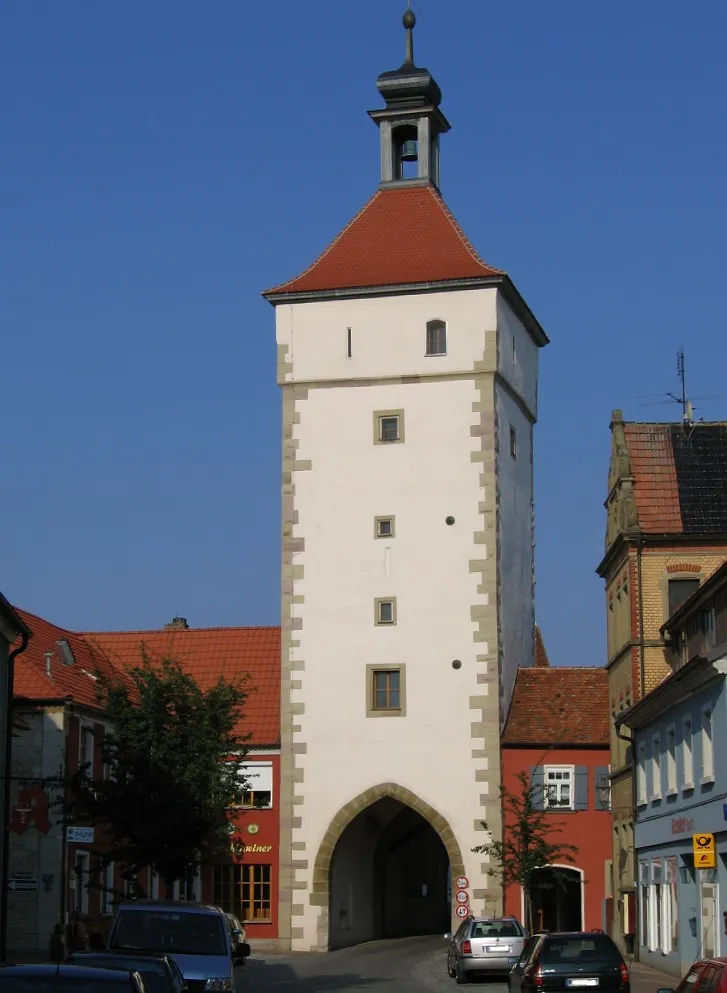 Photo showing: Uffenheim, Ansbacher Tor