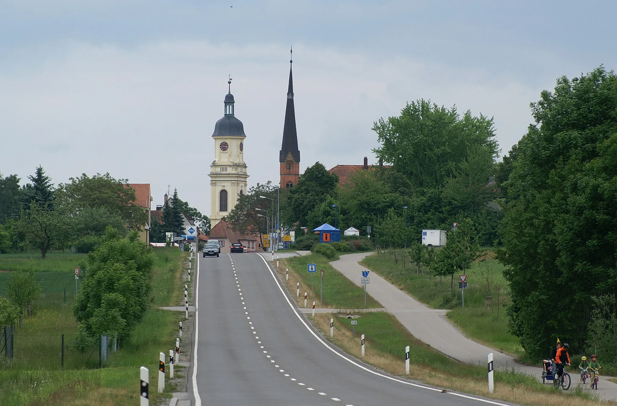Photo showing: Uffenheim von Nordwesten
