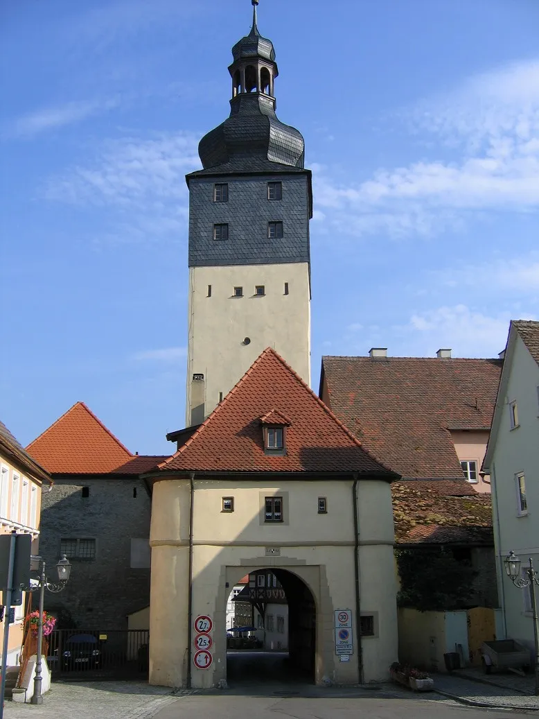 Photo showing: Uffenheim, Würzburger Tor