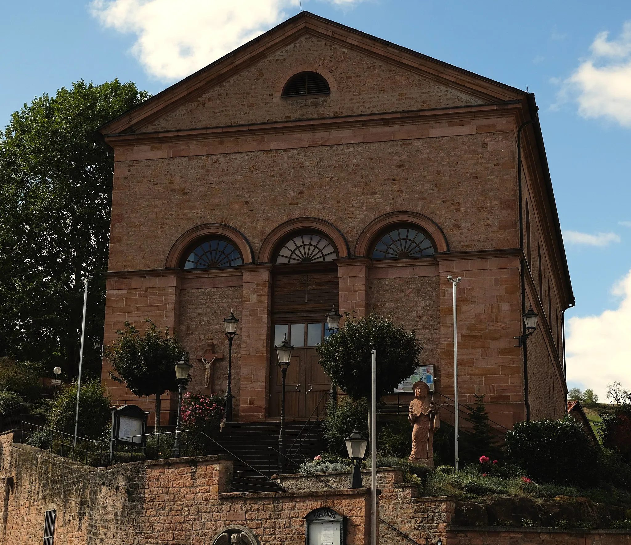 Photo showing: Church of St.-Jakobus-Kirche in Leidersbach, Bavaria