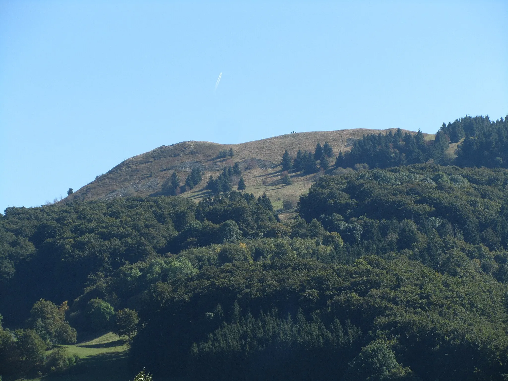 Photo showing: Abtsrodaer Kuppe in the Rhön Mountains, seen from west