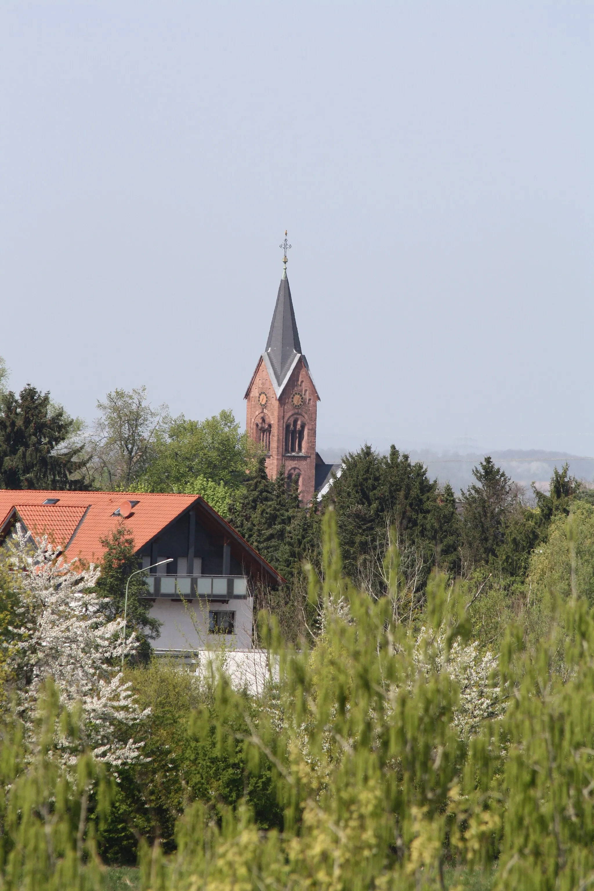 Photo showing: Großkrotzenburg am Main, Kirchturm