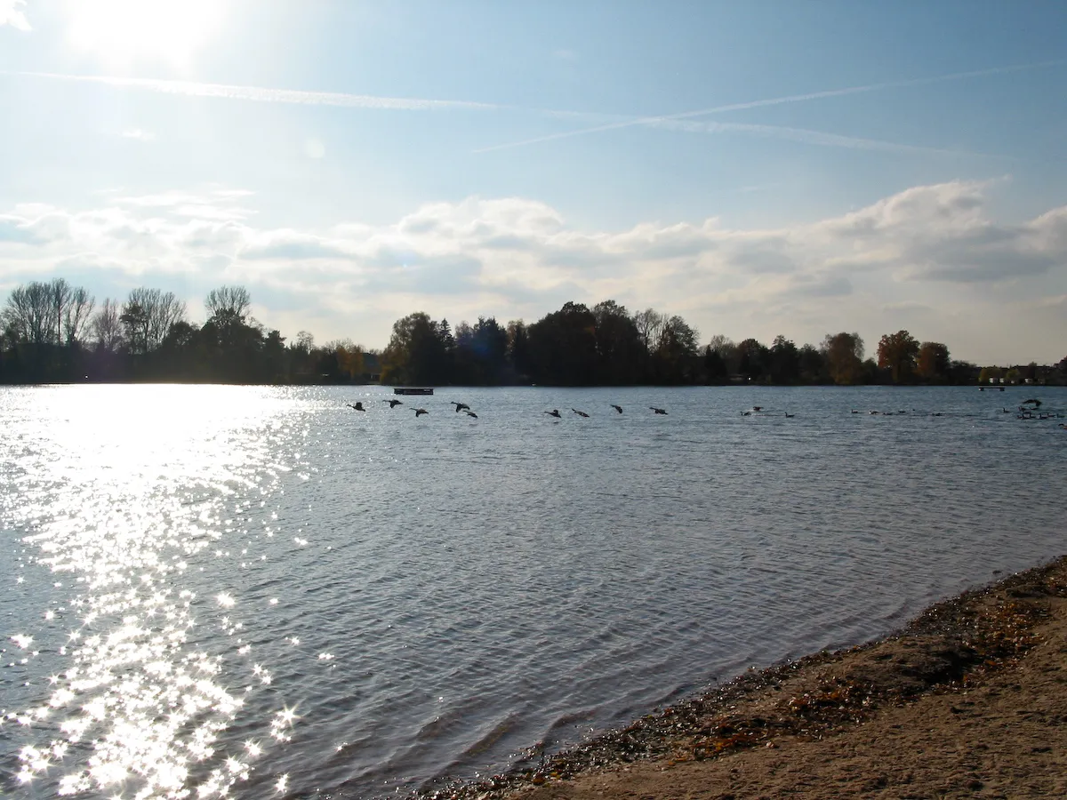 Photo showing: Strandbad Spessartblick