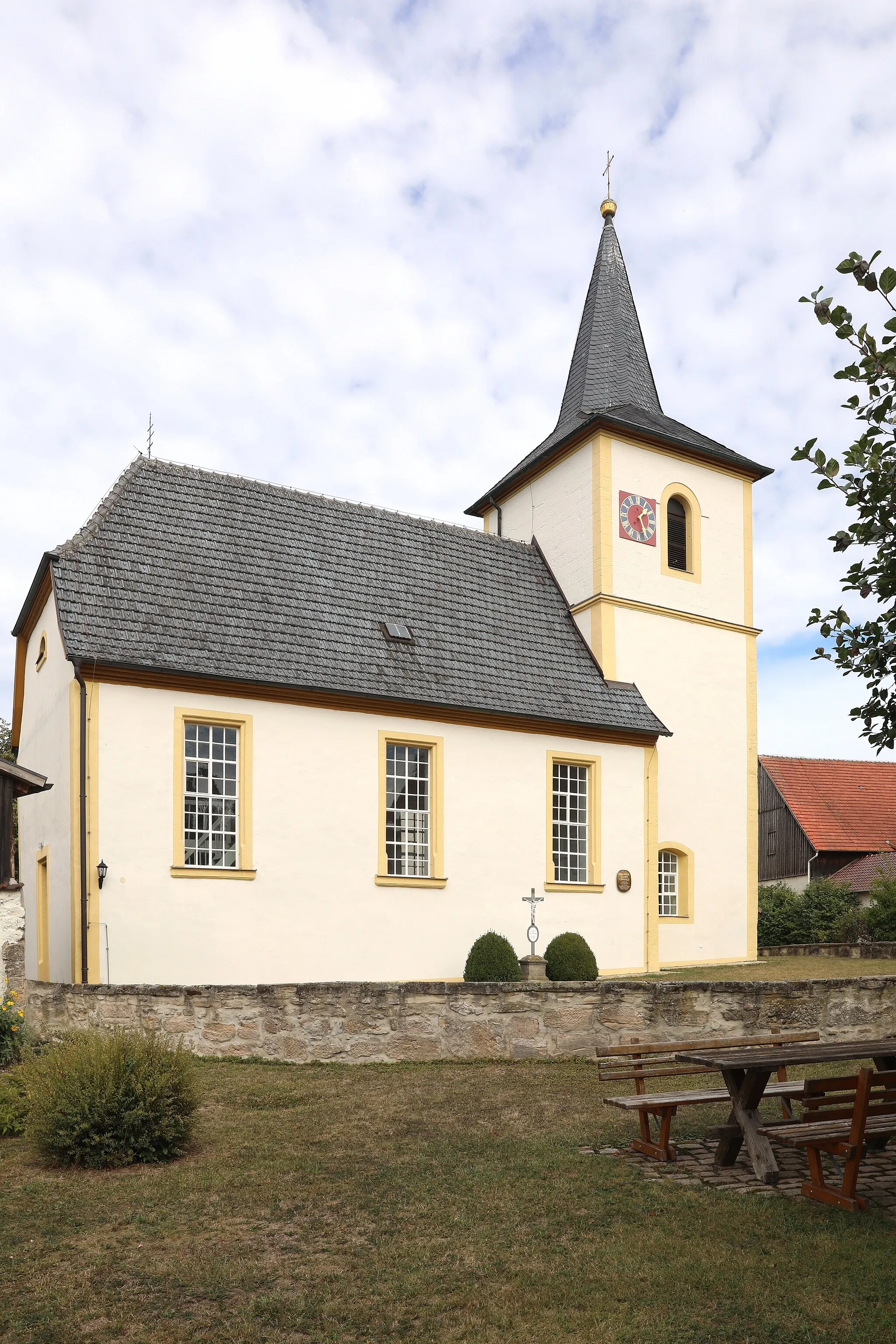 Photo showing: Katholische Filialkirche St. Oswald, Dürrenried