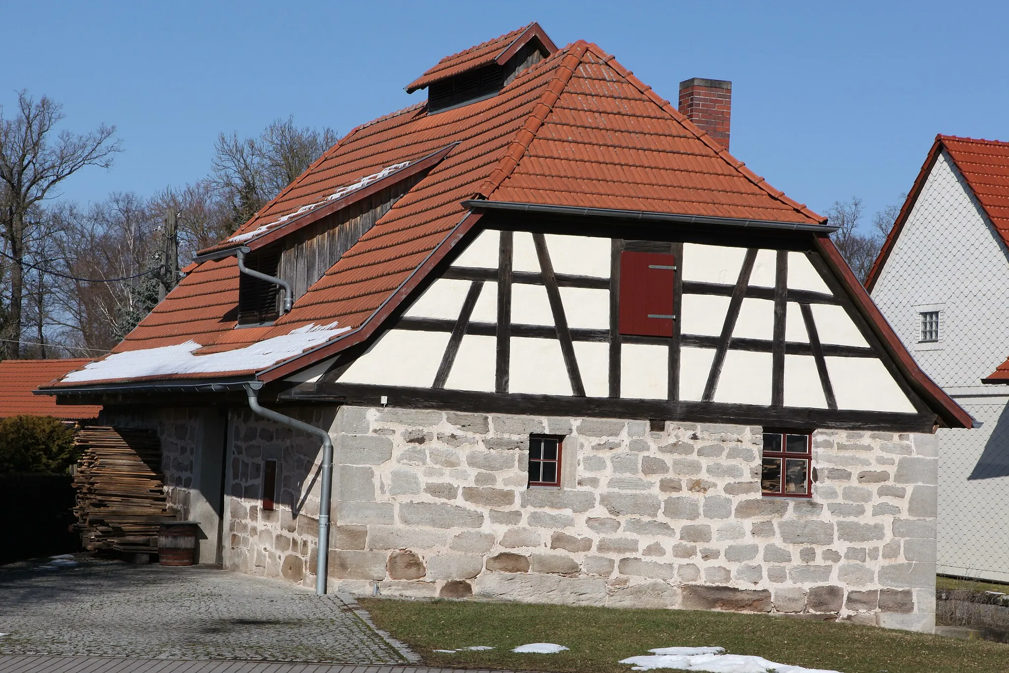 Photo showing: Brauhaus in Seidingstadt, OT von Straufhain, Landkreis Hildburghausen