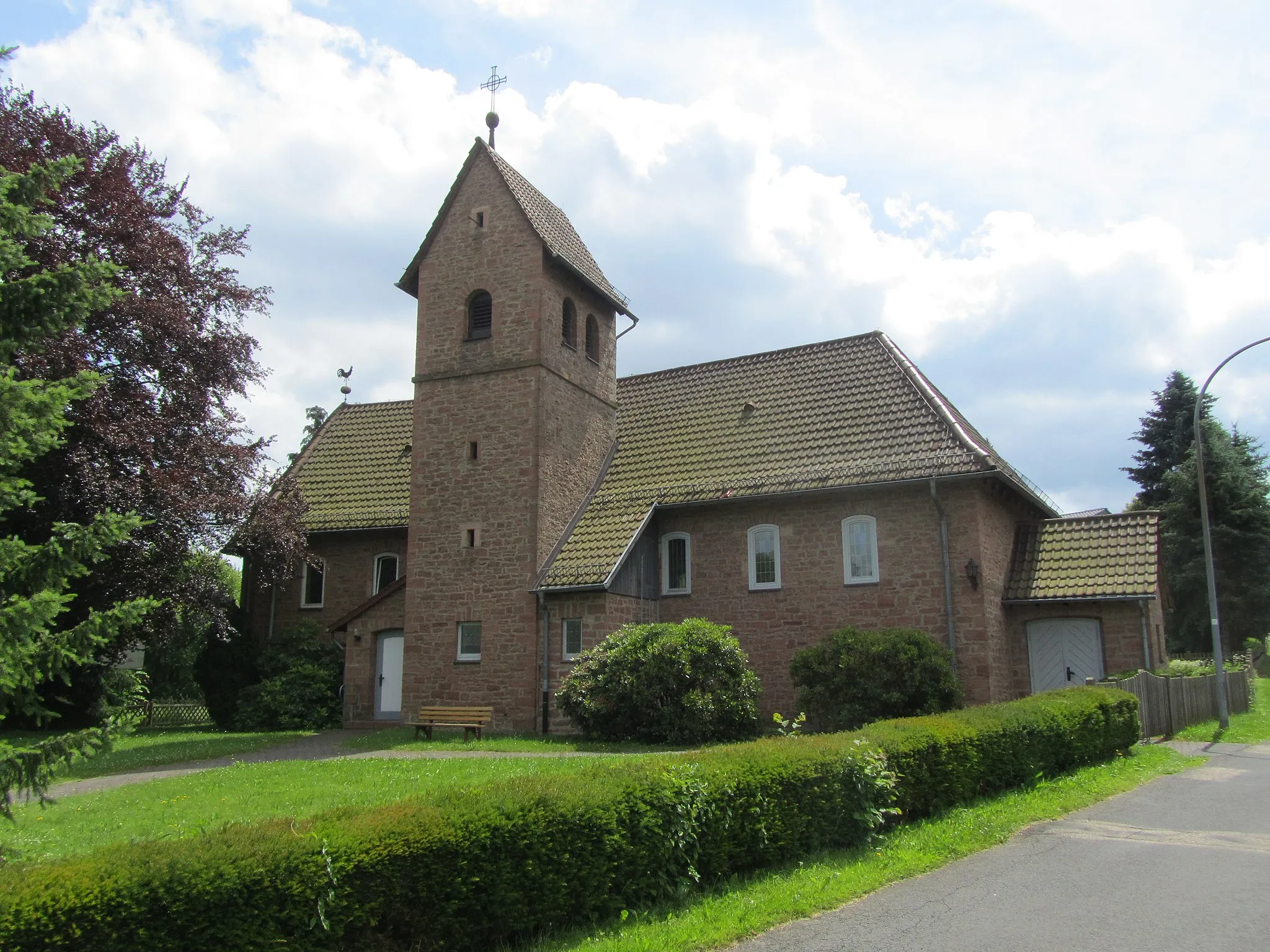 Photo showing: Die Doppelkirche in Jossgrund-Lettgenbrunn