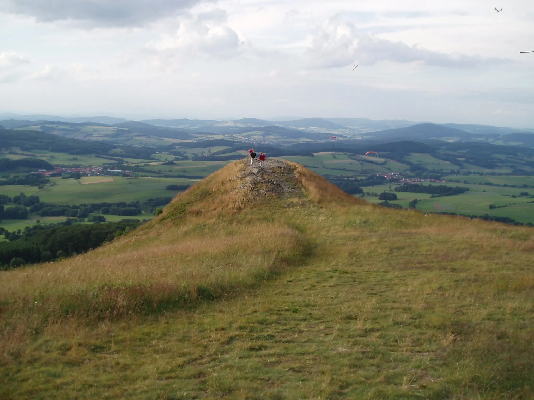 Photo showing: Gipfel der Abtsrodaer Kuppe (Hessen/Rhön)