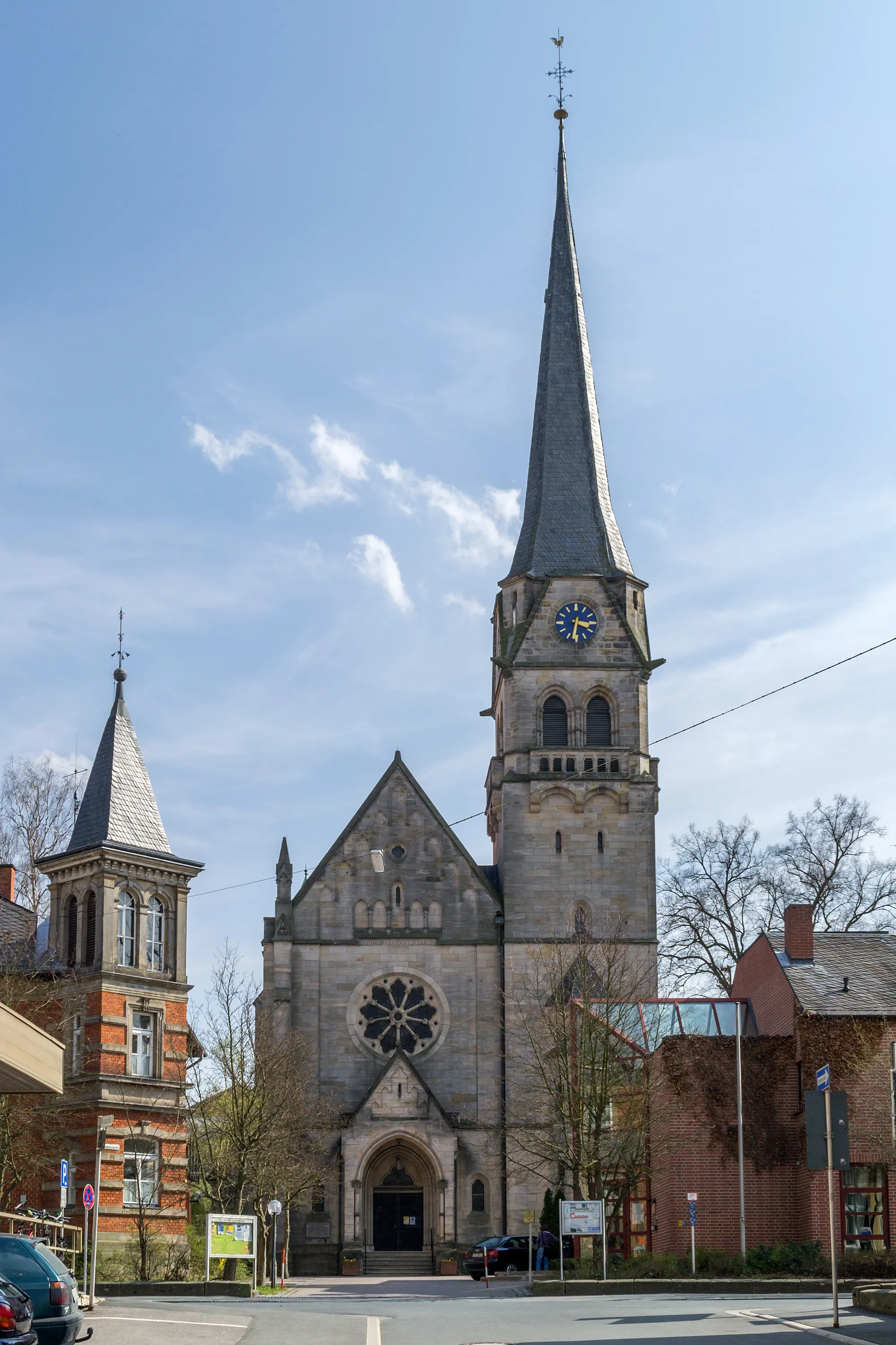 Photo showing: Gebäude Kronacher Straße 14 in Lichtenfels (Oberfranken), Martin-Luther-Kirche