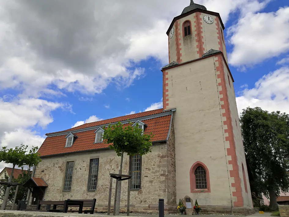 Photo showing: Church in Herrmannsfeld