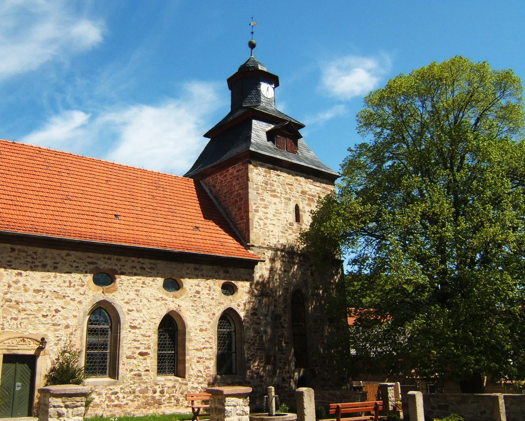 Photo showing: Church in Seeba (Thuringia)