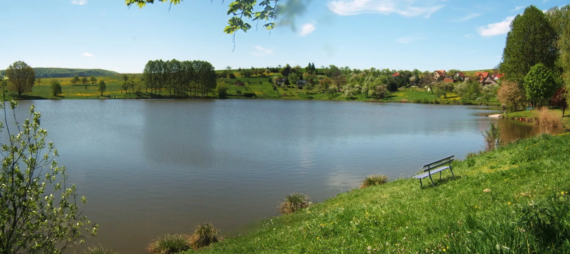 Photo showing: Lake in Seeba/Thuringia