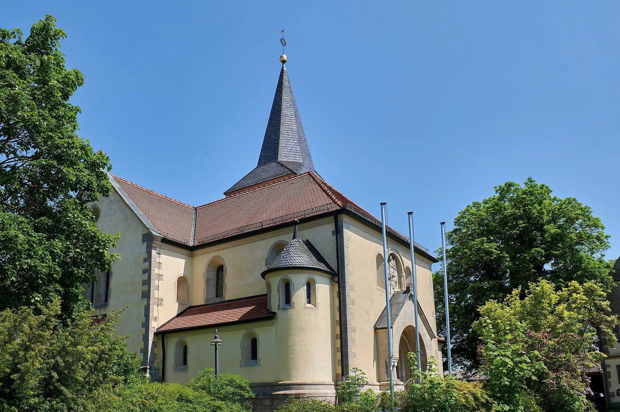 Photo showing: Wittighausen: Poppenhausen, Katholische Kirche St. Martin