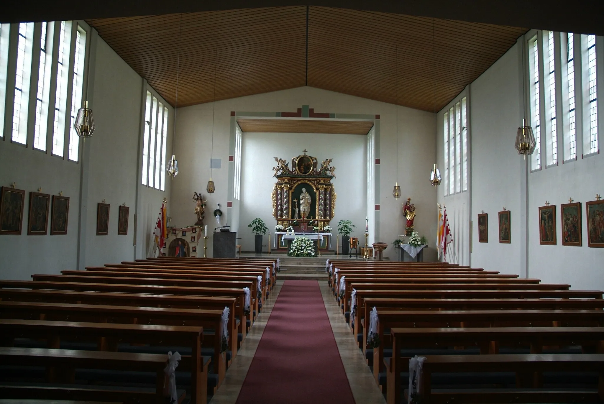Photo showing: St. Hubertus, Oberrode Innenansicht