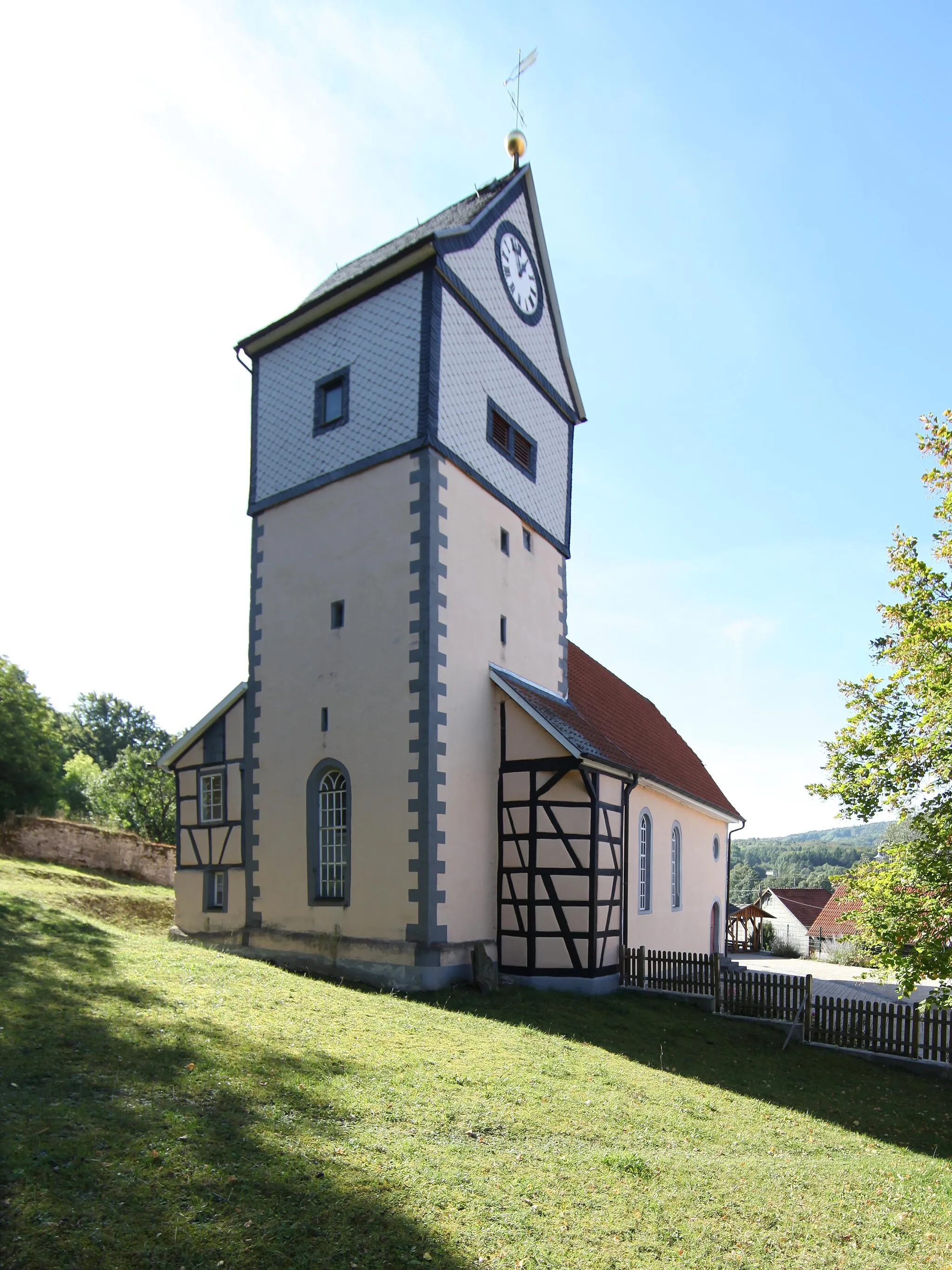 Photo showing: Evangelische Kirche in Erbenhausen, 1609