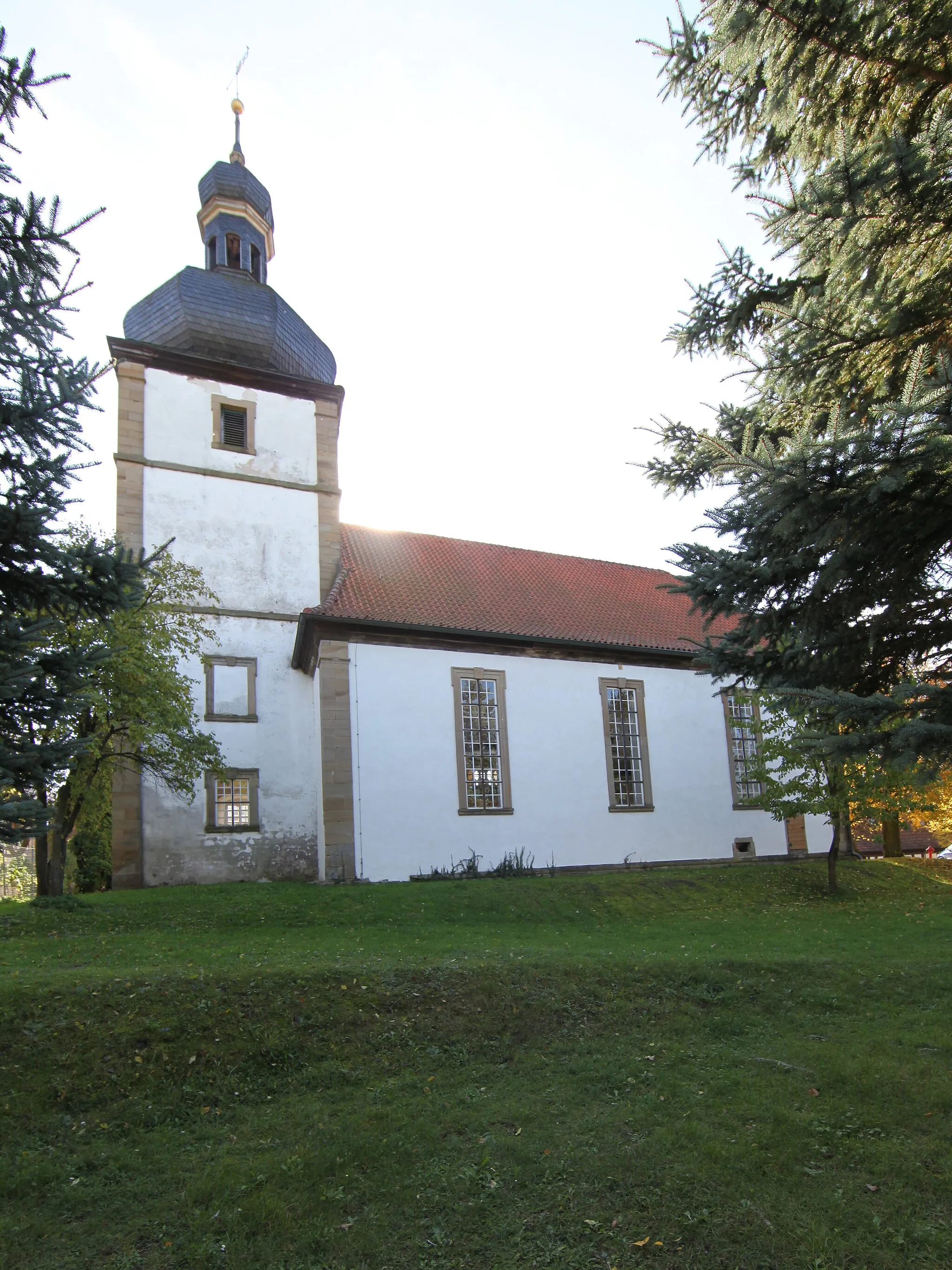 Photo showing: Schweickershausen-Ev-Kirche