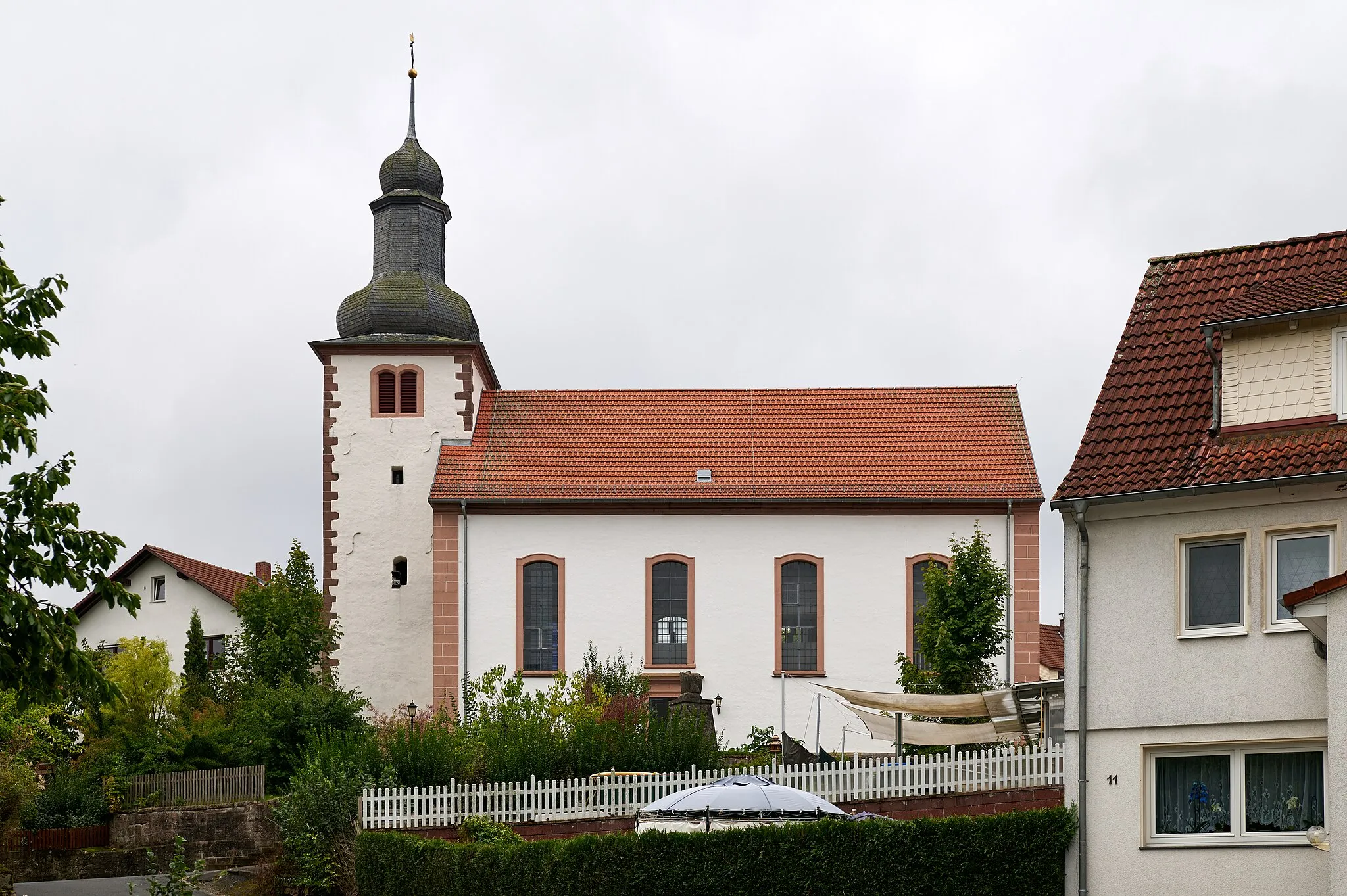 Photo showing: Sinntal :Sterbfritz, Evangelische Kirche