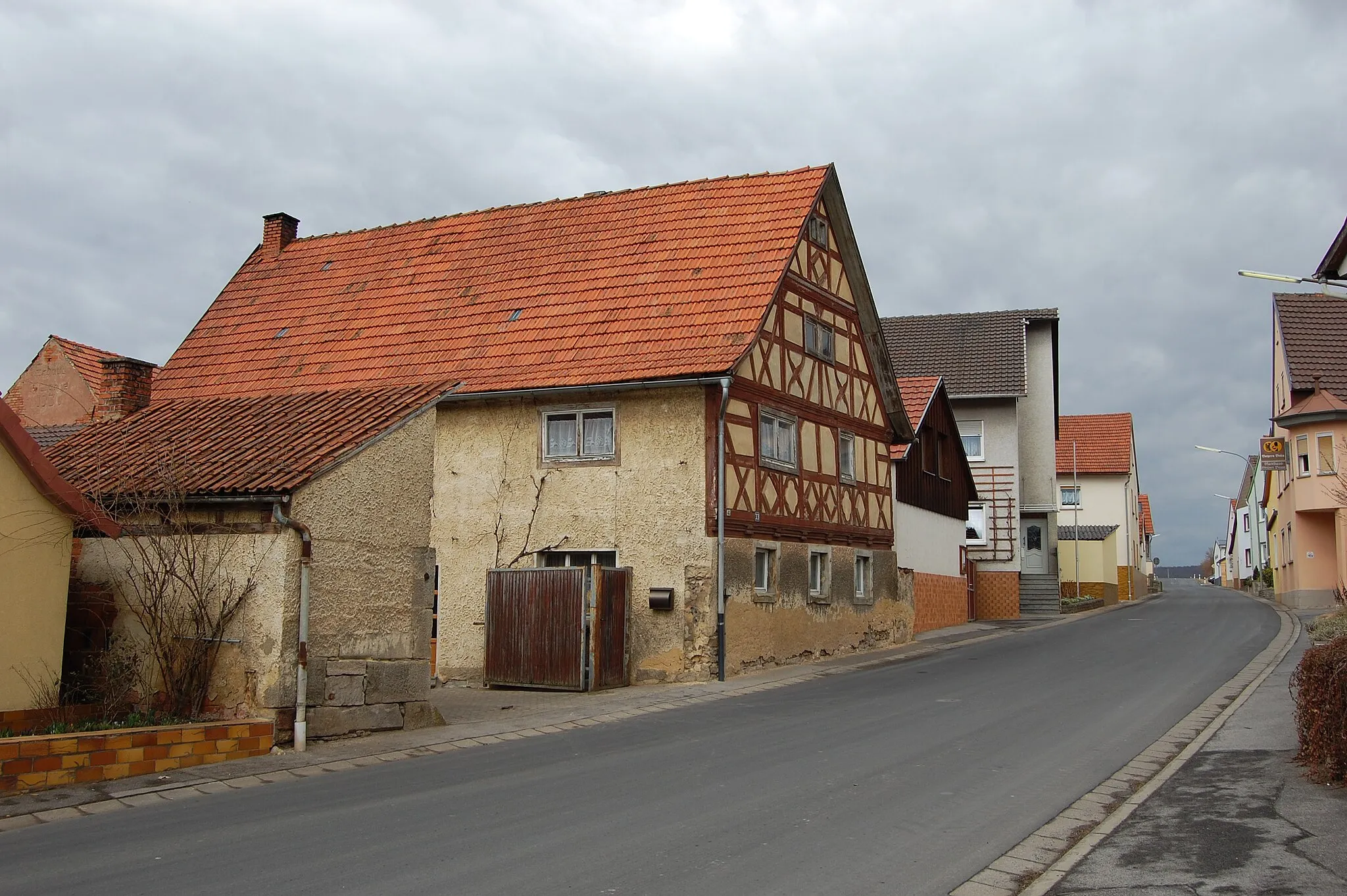 Photo showing: Wollbach (Unterfranken), Ortsansicht (2011)