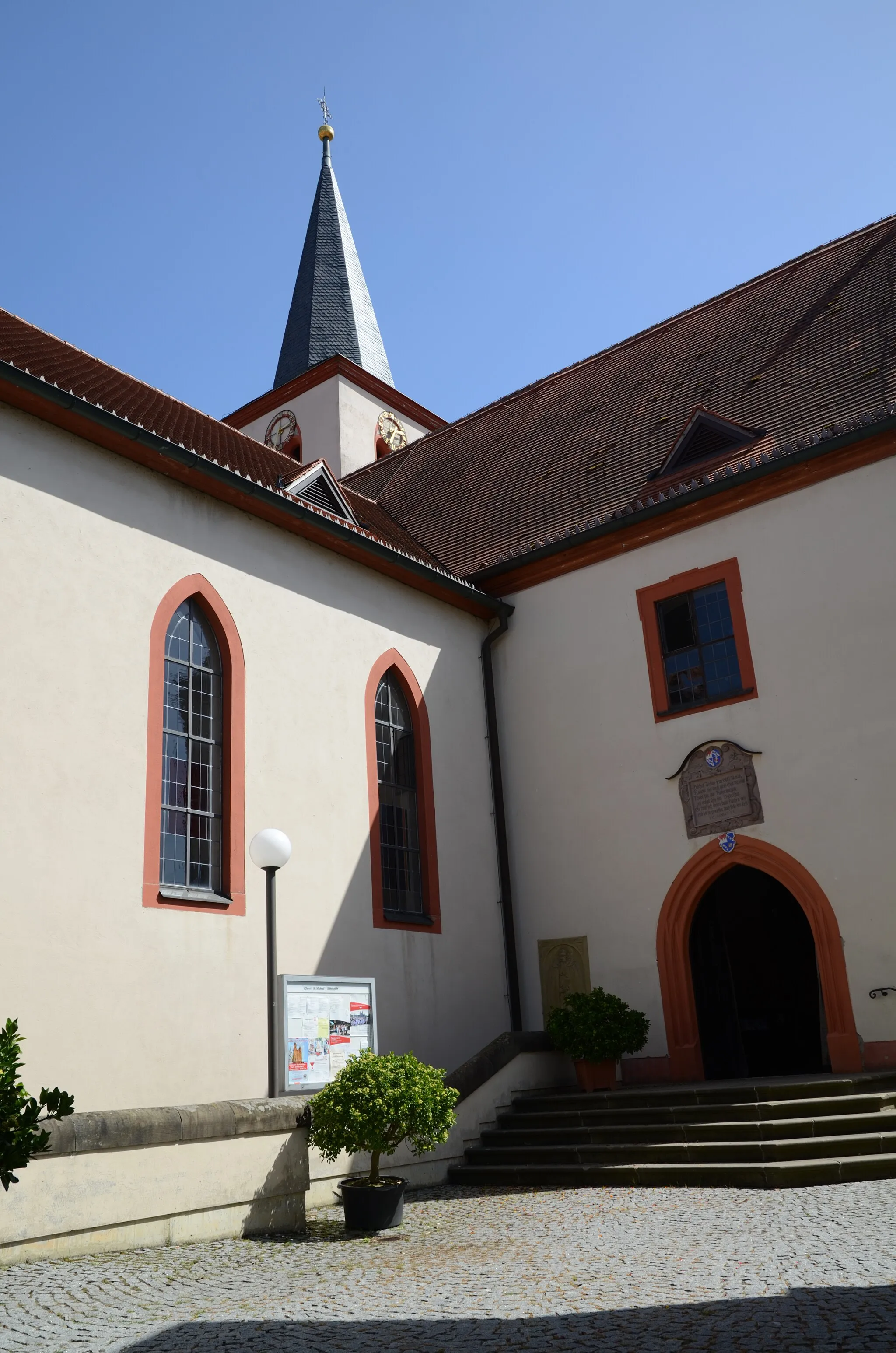 Photo showing: kath. Kirche St. Michael in Schwanfeld,