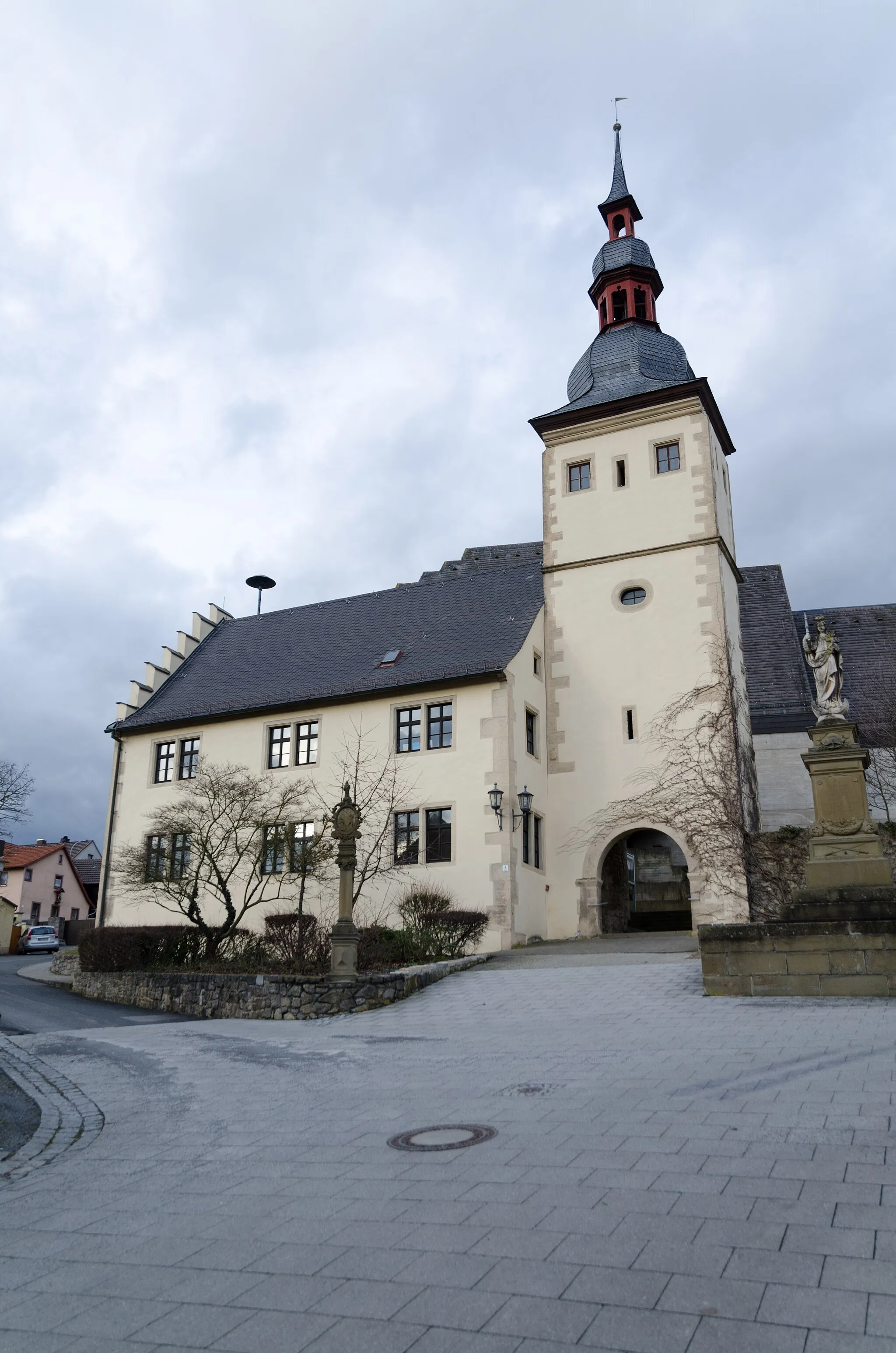 Photo showing: Hollstadt, Am Kirchhof 8