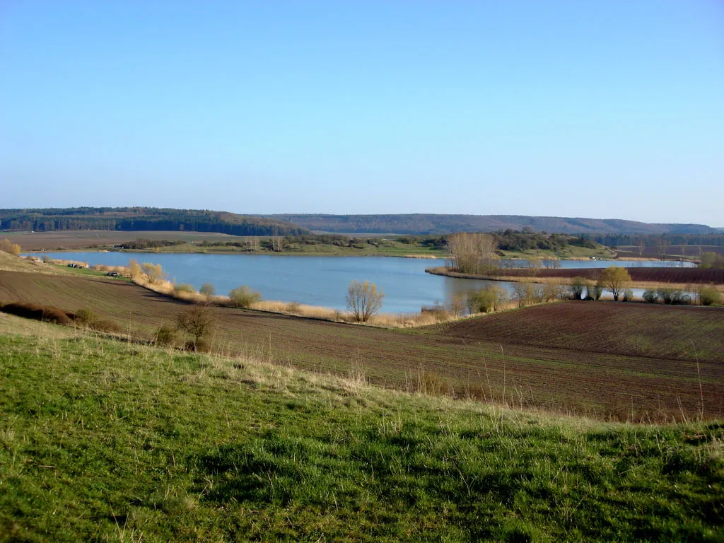 Photo showing: water supply dam Westhausen
