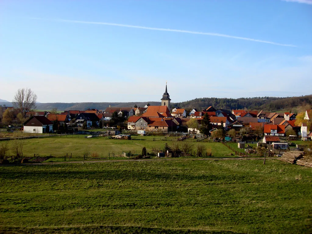 Photo showing: Westhausen from the south