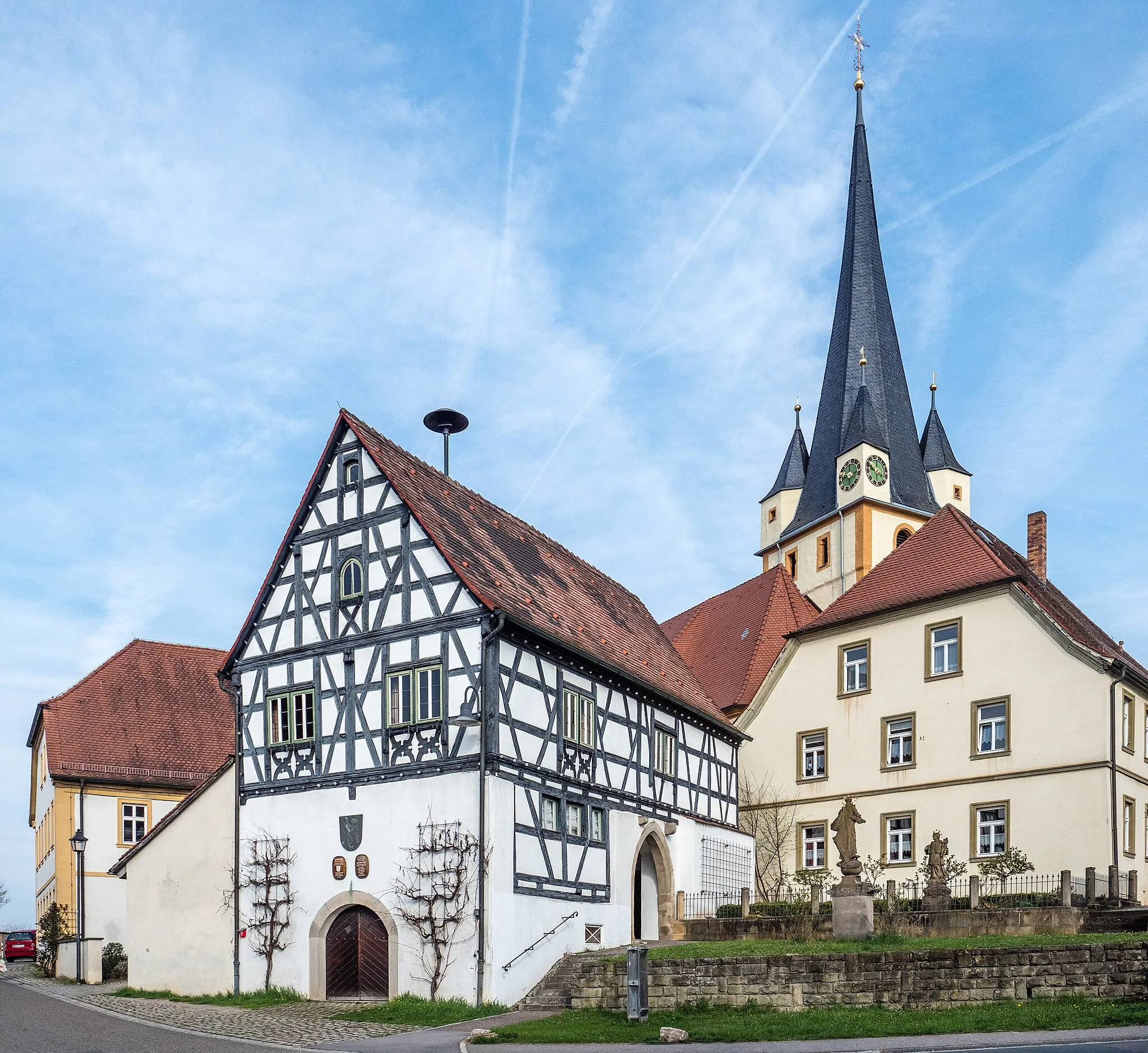 Photo showing: Museum and church in Stettfeld