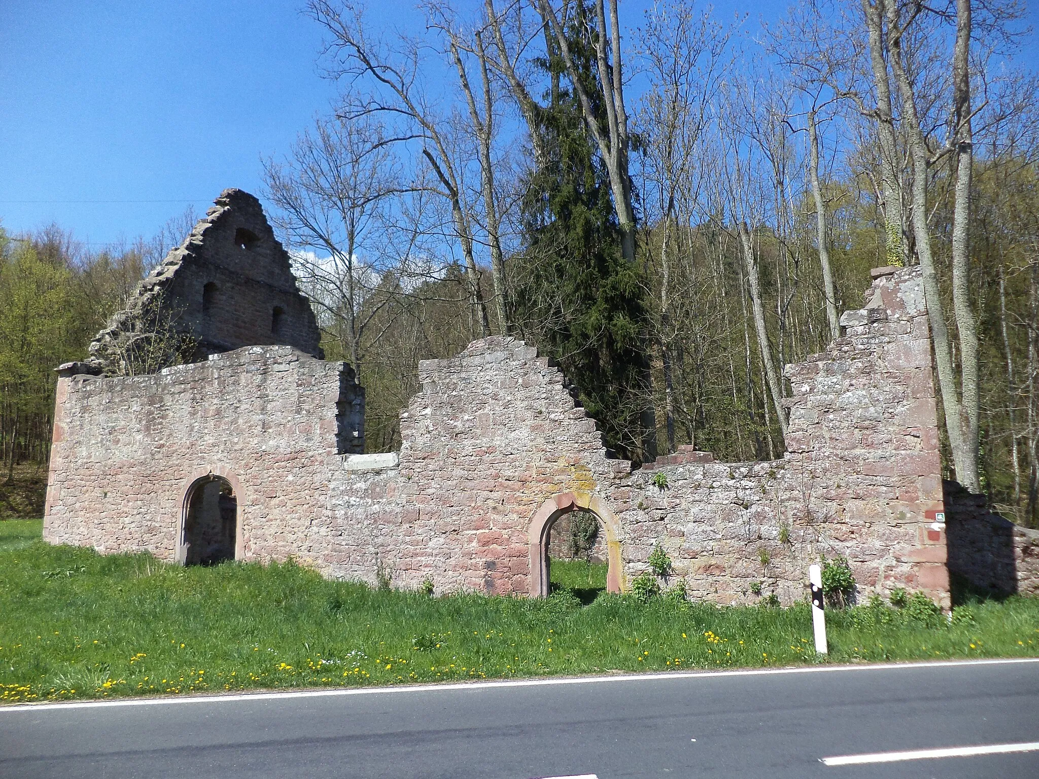 Photo showing: Die Ruine der Markuskapelle bei Schollbrunn