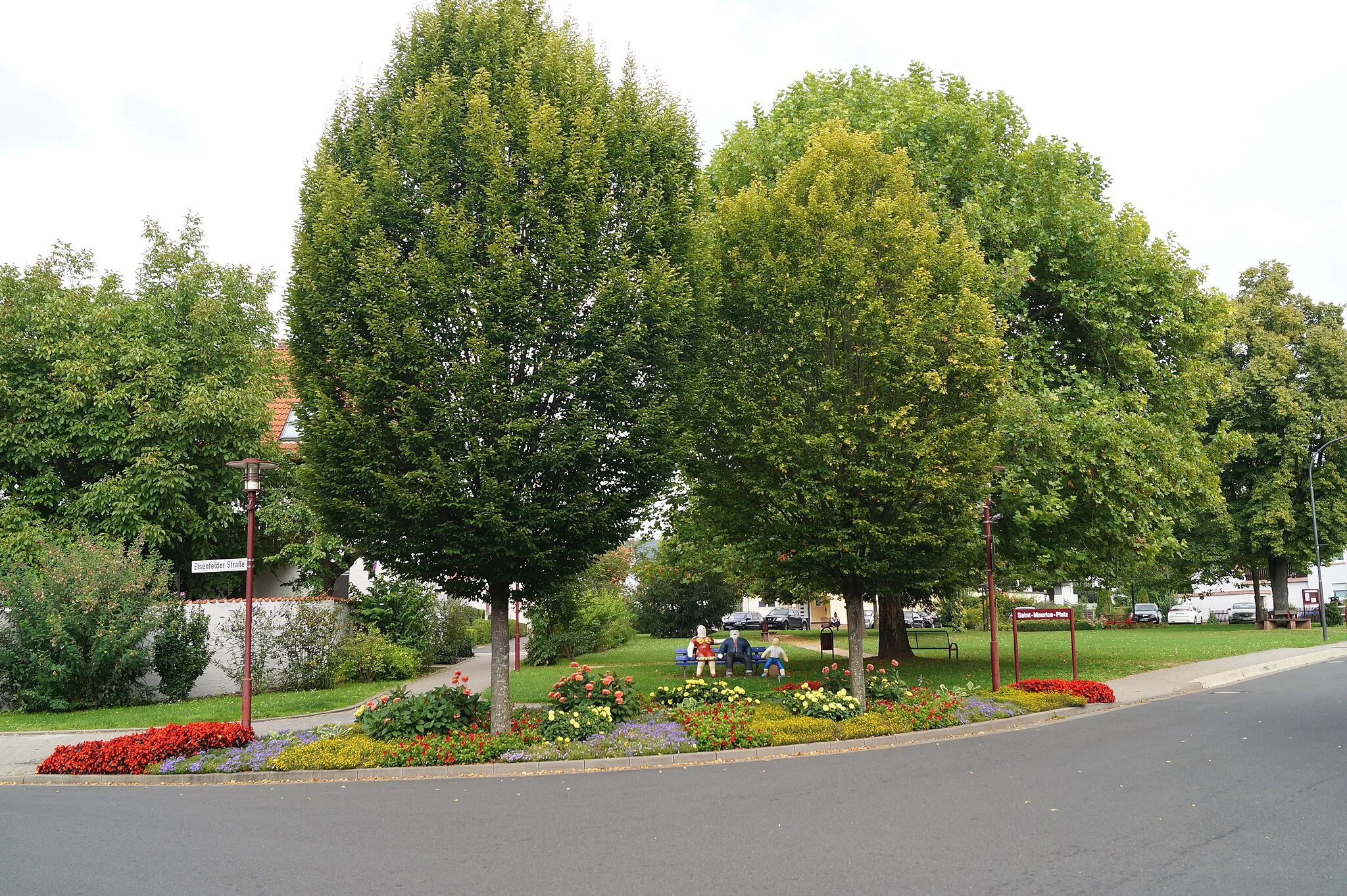 Photo showing: Saint-Maurice-Platz in Erlenbach am Main